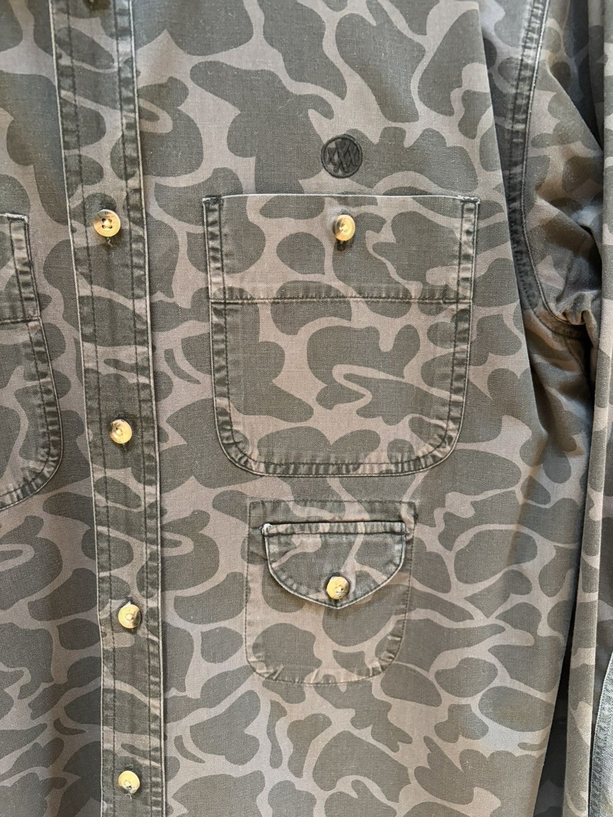 10 Deep Vintage 10.Deep 2005 Camo Workshirt Deadstock Large Rare Size US L / EU 52-54 / 3 - 5 Thumbnail