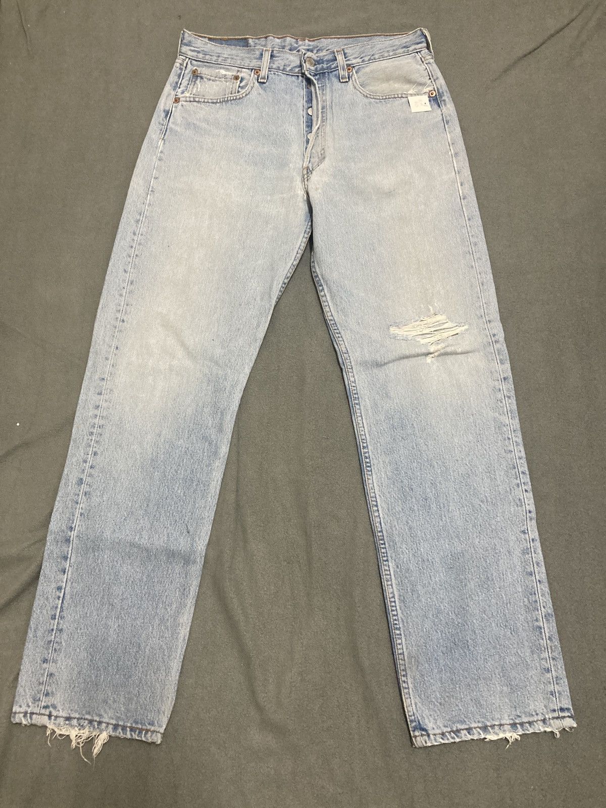 Levi's Vintage 90’s Levis 501 jeans Made in USA Size US 33 - 1 Thumbnail