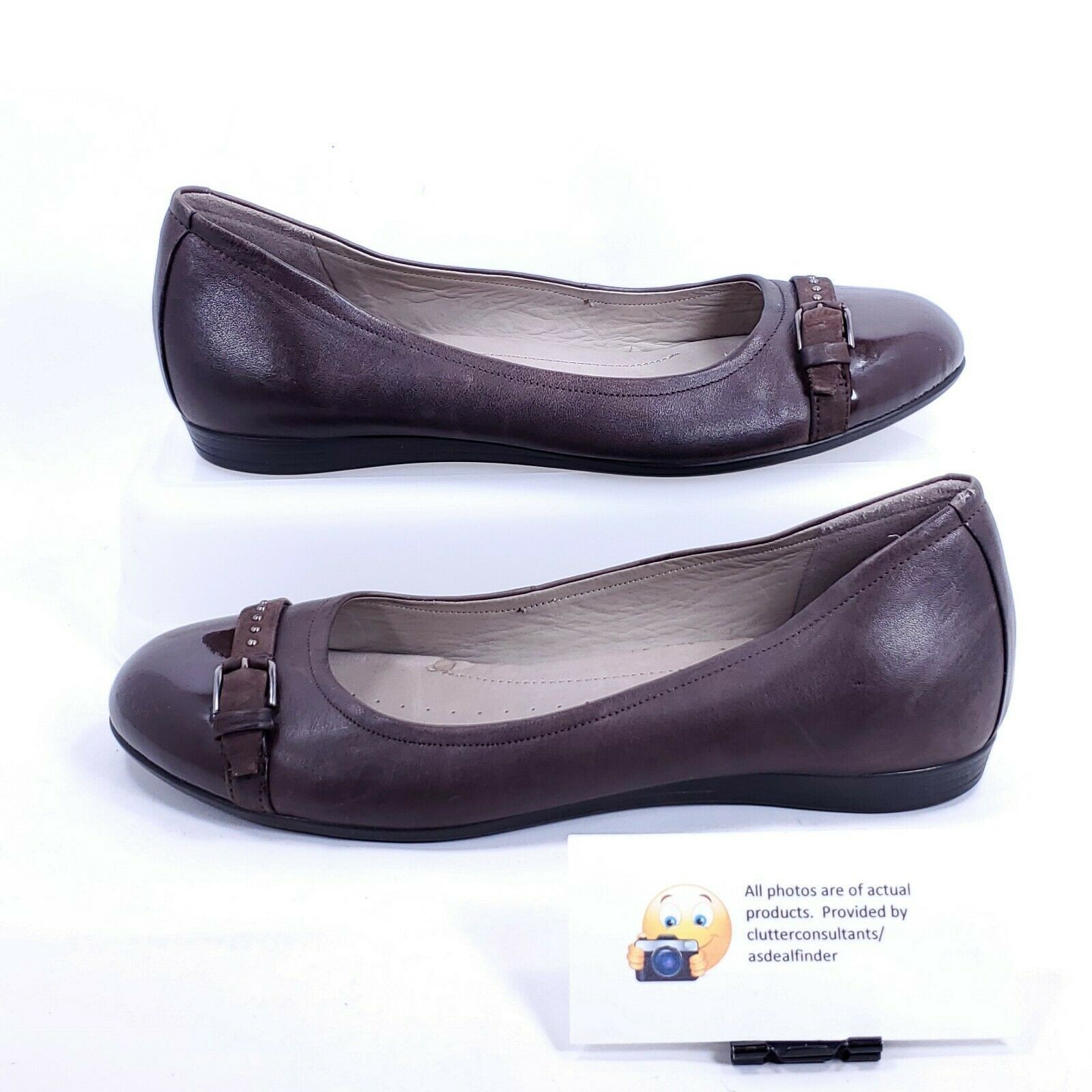 Ecco Ecco Toe Casual Ballet Flat Womens Size 6.5 Brown Size US 6.5 / IT 36.5 - 5 Thumbnail