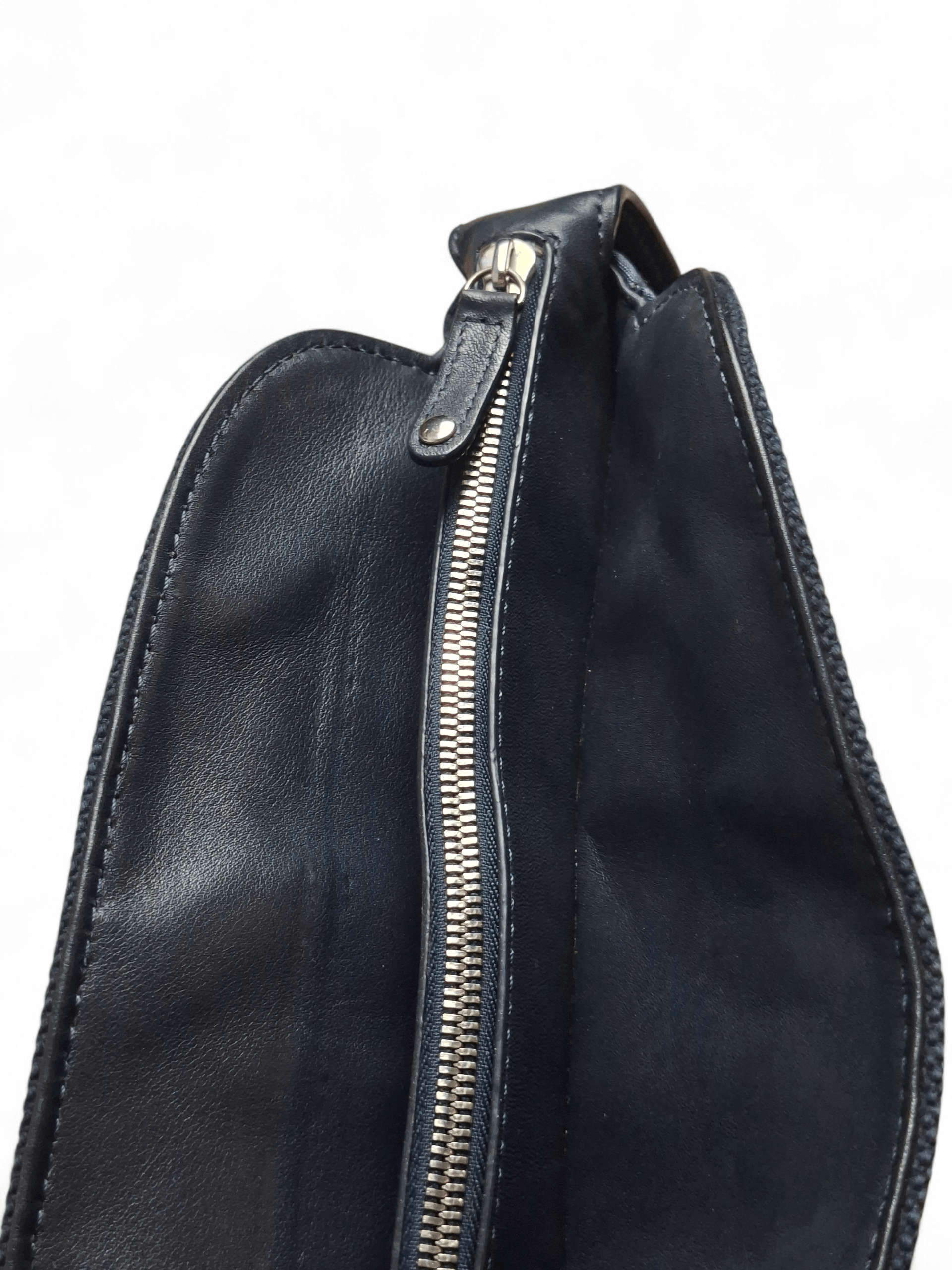 Just Cavalli Just Cavalli Navy Monogram Tote Bag Leather Trim Y2K Size ONE SIZE - 6 Thumbnail