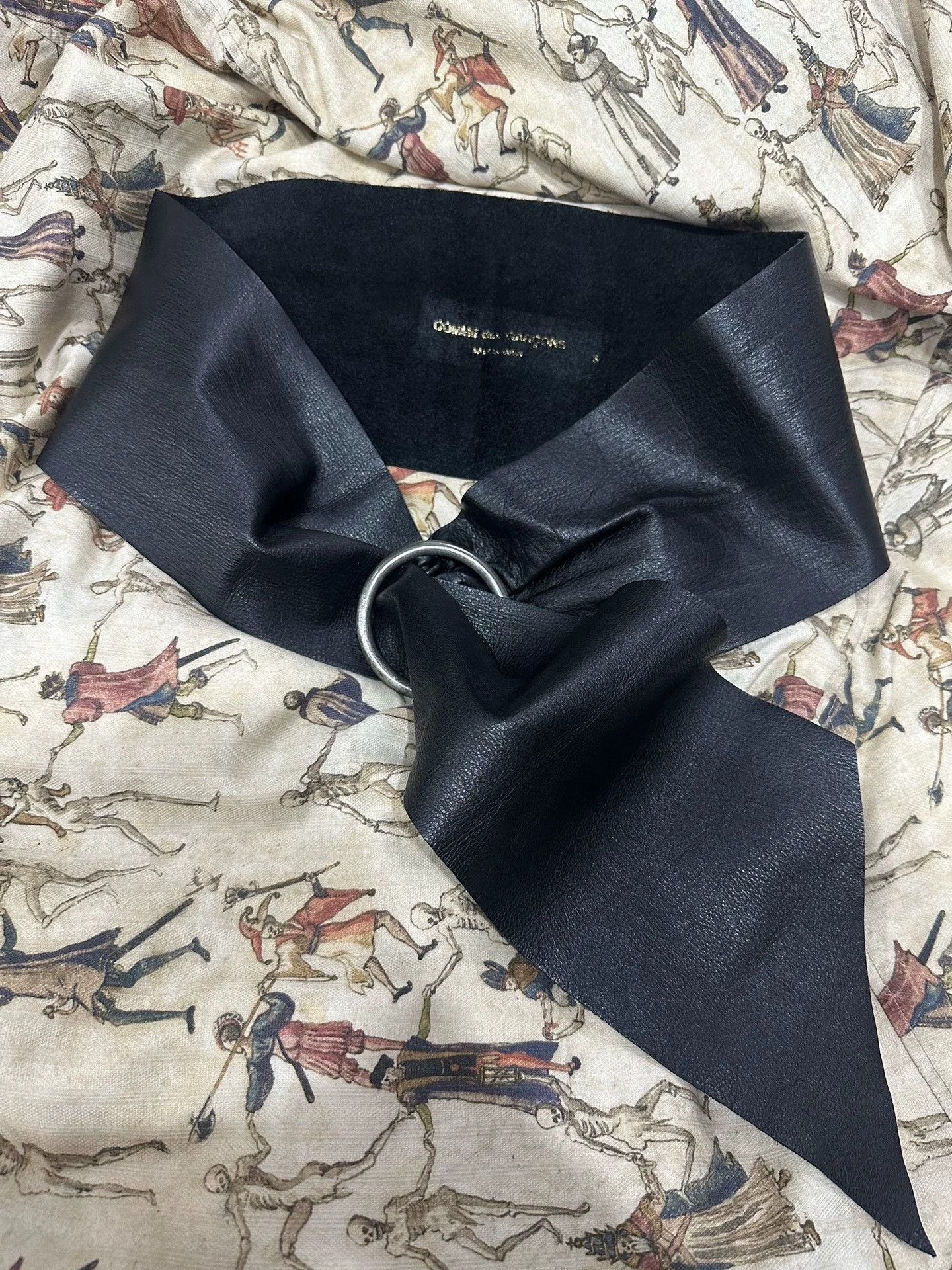 Comme des Garcons Comme des Garçons Leather Belt 122cm Size ONE SIZE - 1 Thumbnail