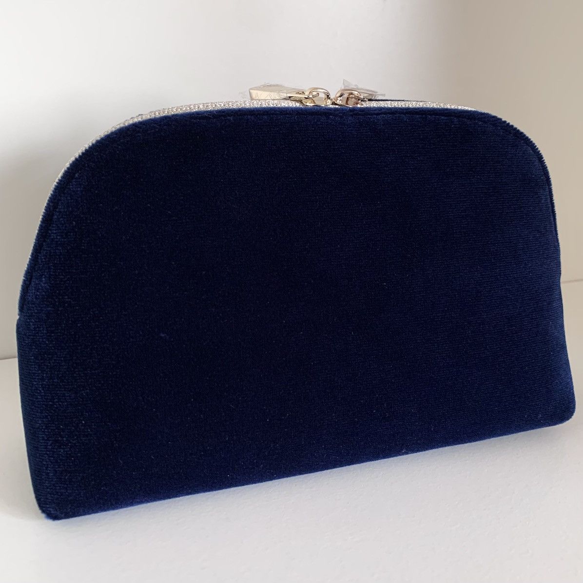 Dior Dior navy velour zippy pouch Size ONE SIZE - 9 Thumbnail