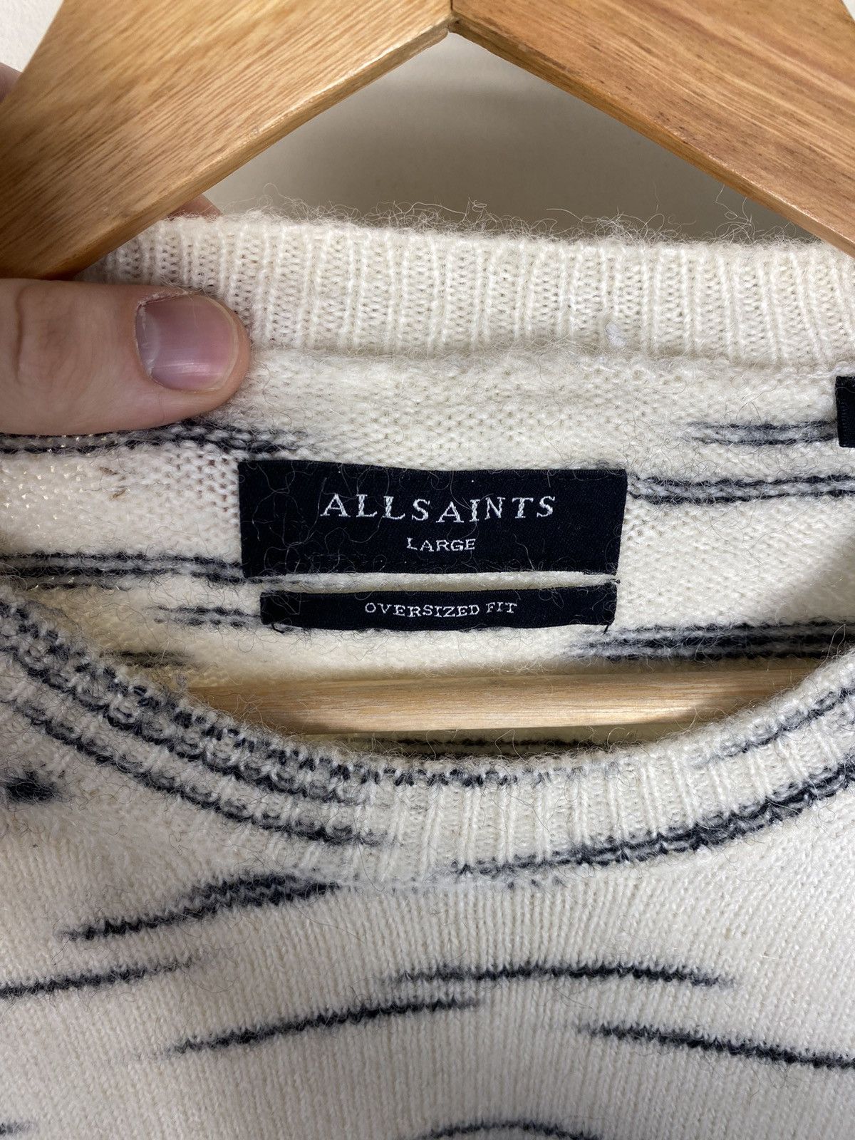 Allsaints All Saints Flux Crew Jumper Alpaca Wool Sweater Size US XL / EU 56 / 4 - 6 Thumbnail