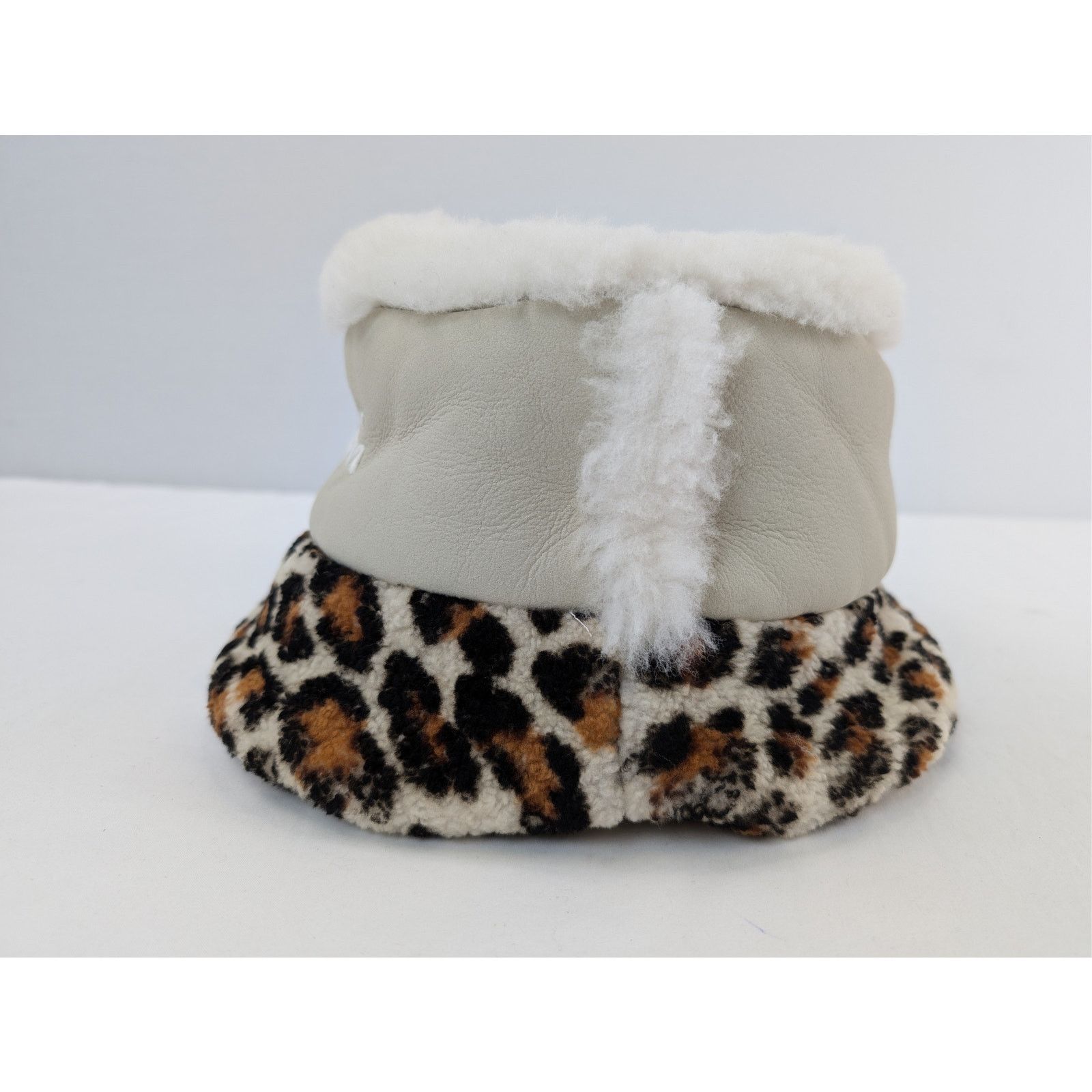 Marni o1rshd1 Size: L / Shearling Leopard Print Bucket Cap / Hat Size ONE SIZE - 4 Thumbnail