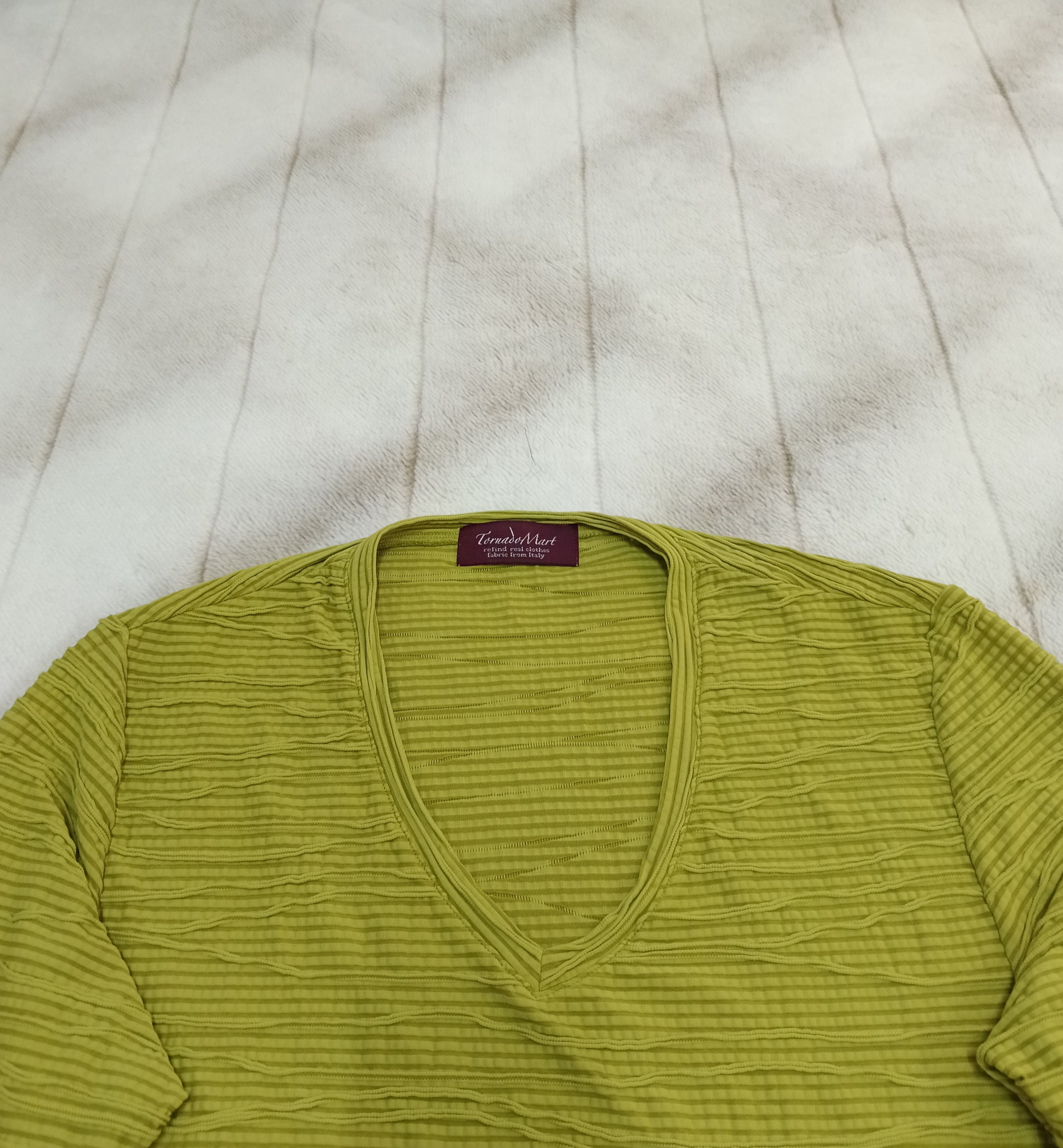 Tornado Mart PLEATS TORNADO MART V NECK LONG SLEEVE UNISEX Size US M / EU 48-50 / 2 - 5 Thumbnail