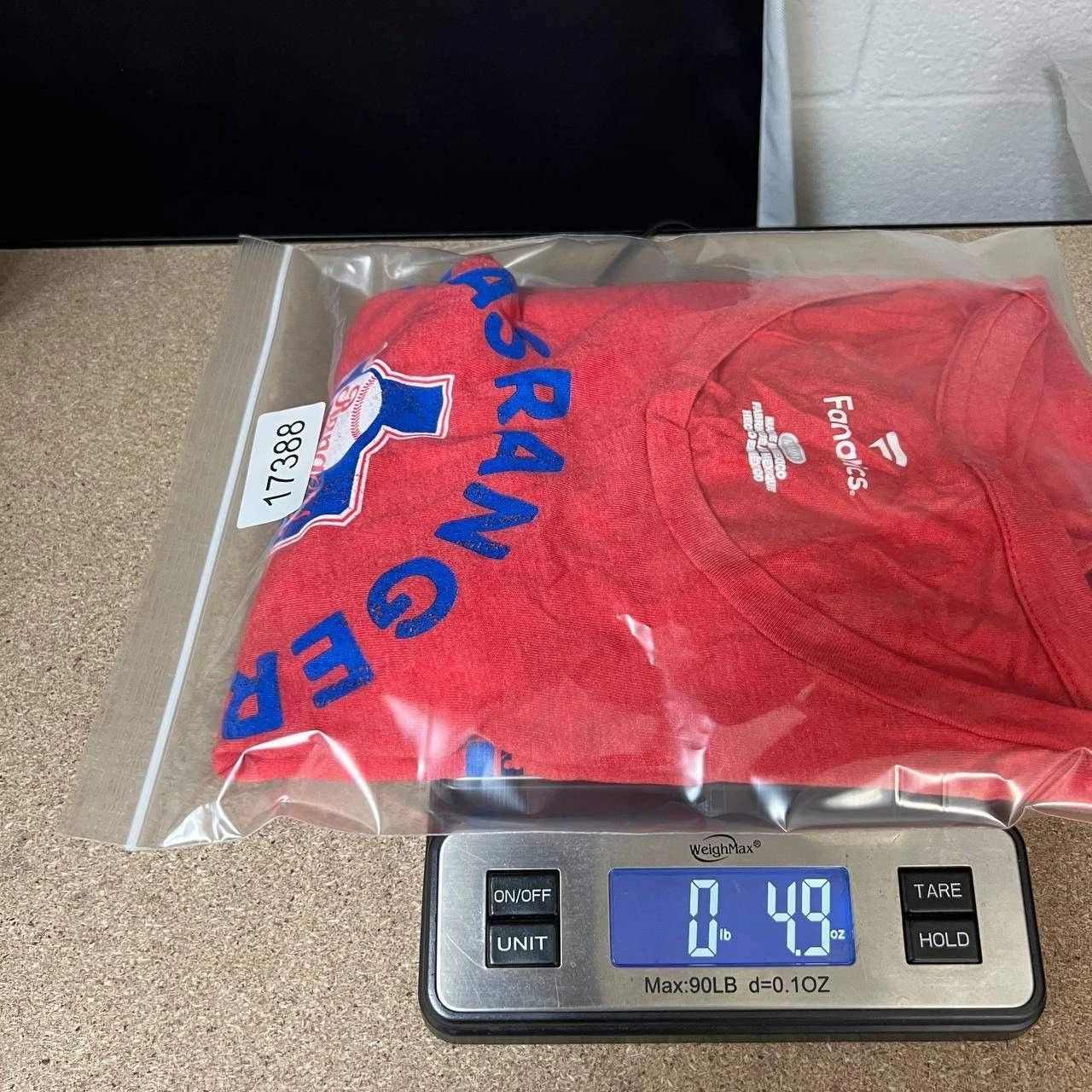 Other Texas Rangers Shirt Men Red Short Sleeve Crew Neck New M Size US M / EU 48-50 / 2 - 7 Thumbnail