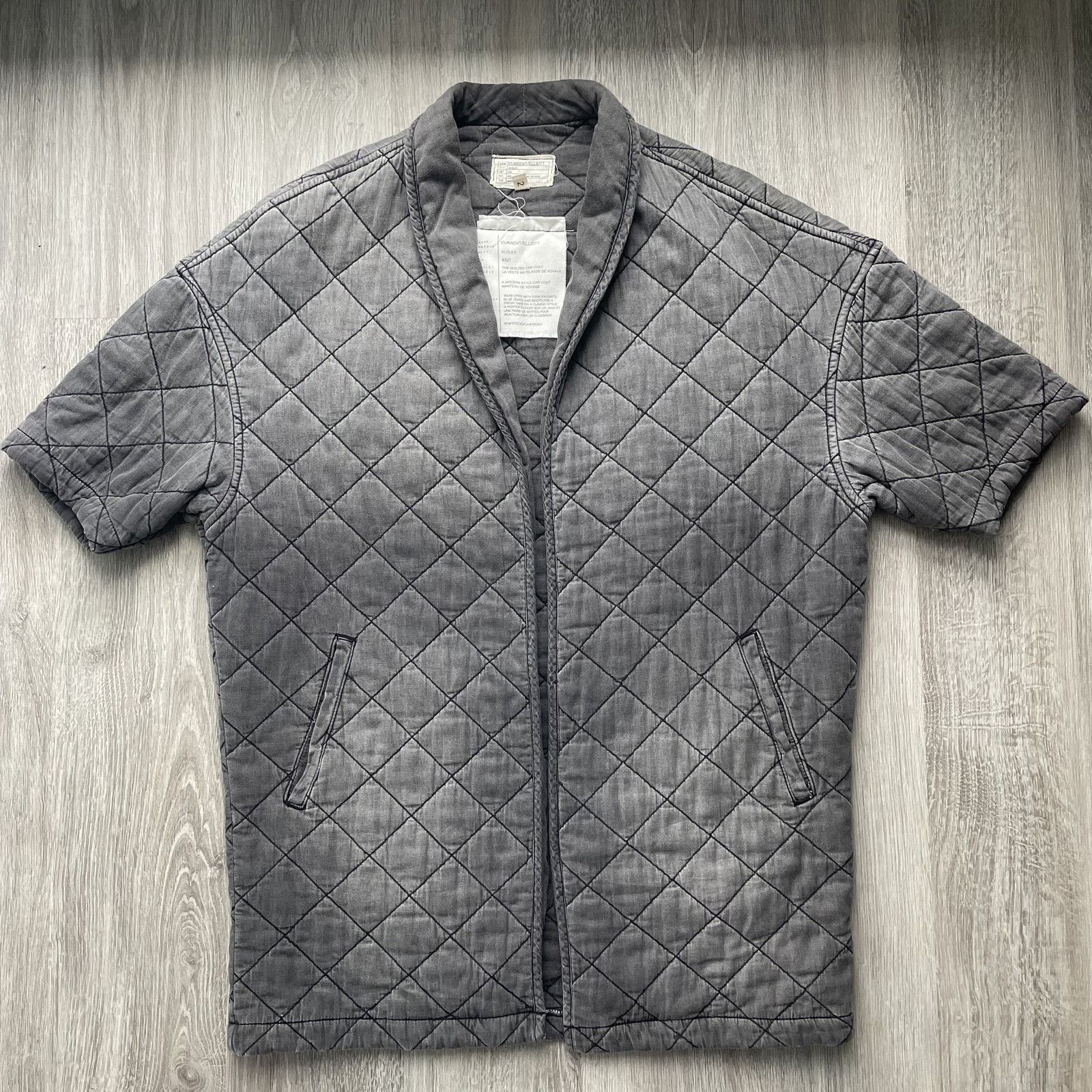Current/Elliot Current/Elliott Women's Quilted Car Coat Grey Size 2 Size XS / US 0-2 / IT 36-38 - 3 Thumbnail