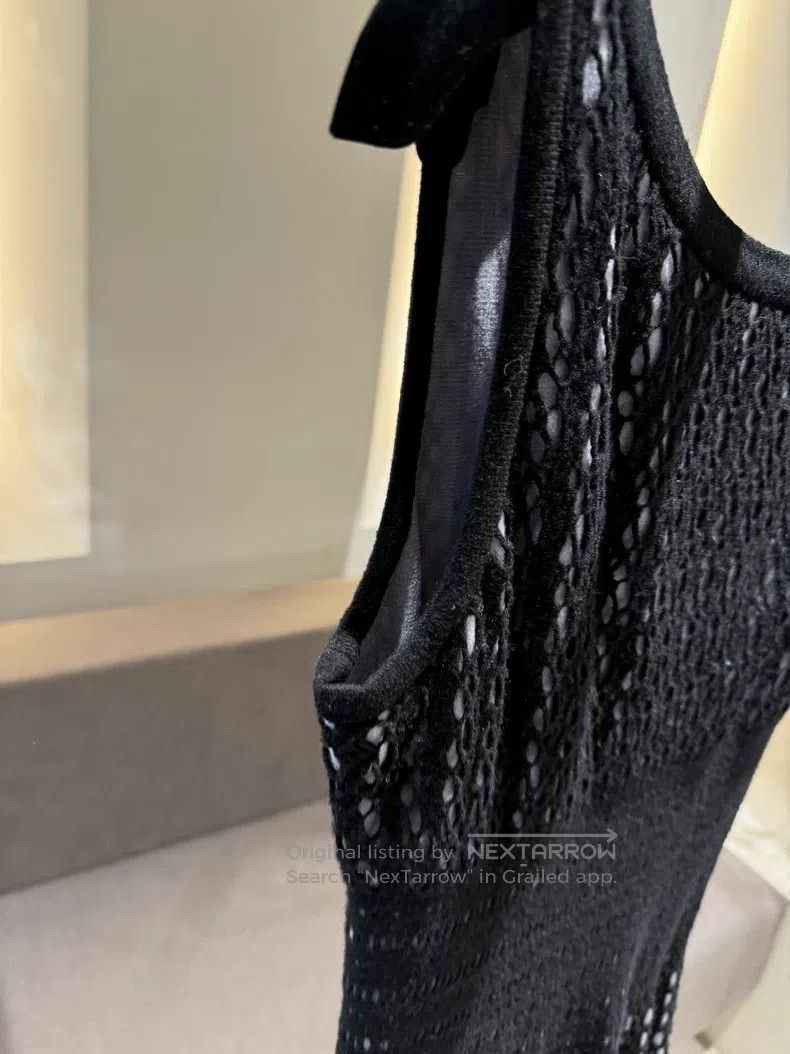 Alaia Alaia Sleeveless Knit Dress with Pleated Design Size S / US 4 / IT 40 - 5 Thumbnail