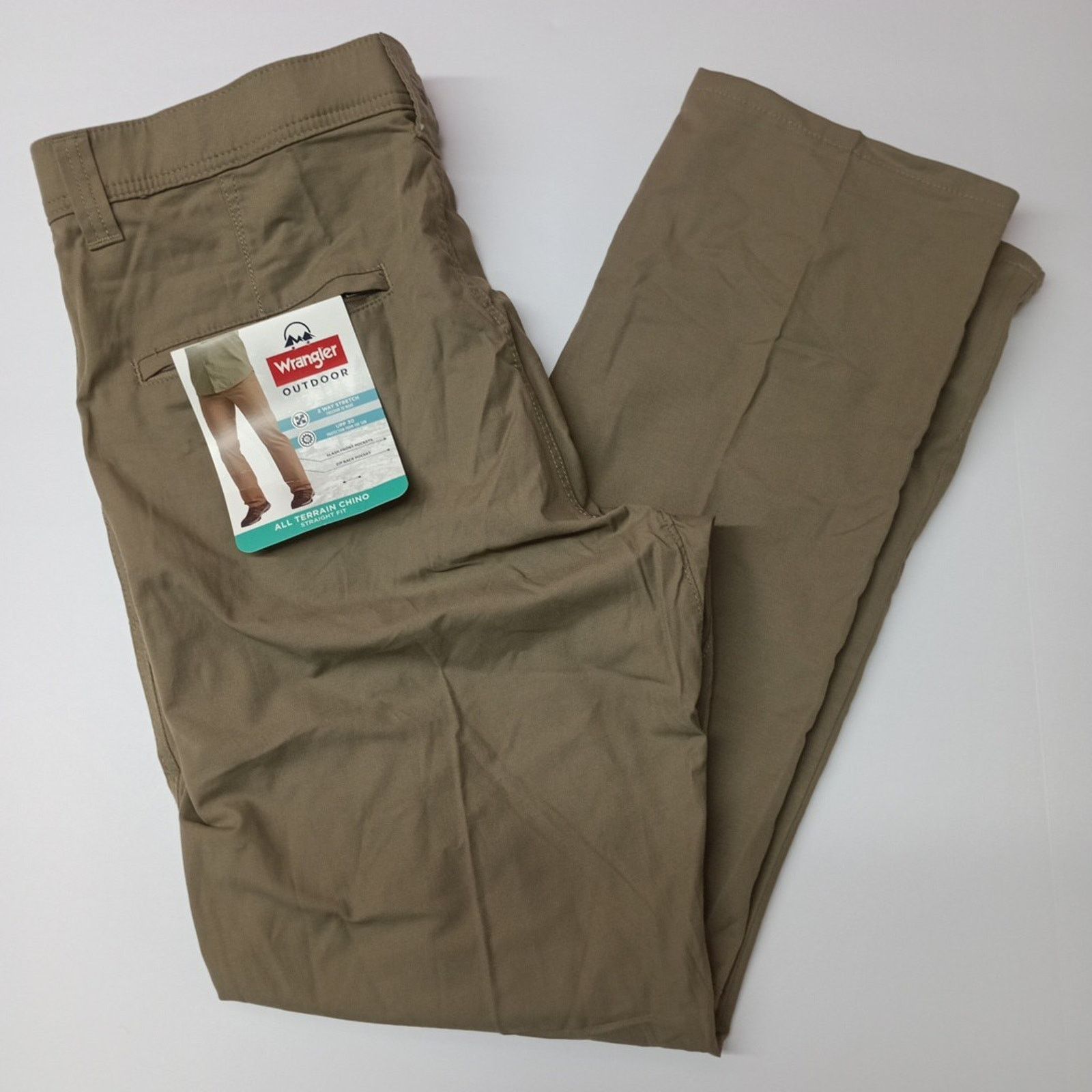 Wrangler Wrangler All Terrain Chino Pants Men's 36x30 Brindle Stretch Size US 36 / EU 52 - 1 Thumbnail