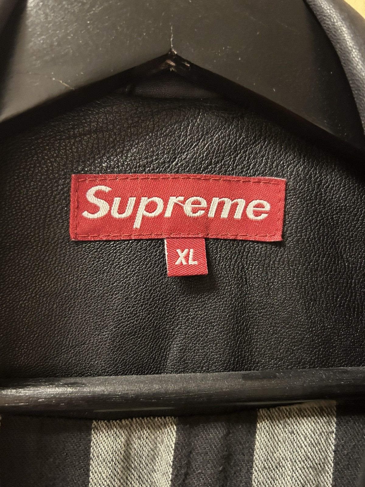 Supreme Supreme Leather Bomber Jacket Fall/Winter 2007 Size US XL / EU 56 / 4 - 7 Thumbnail