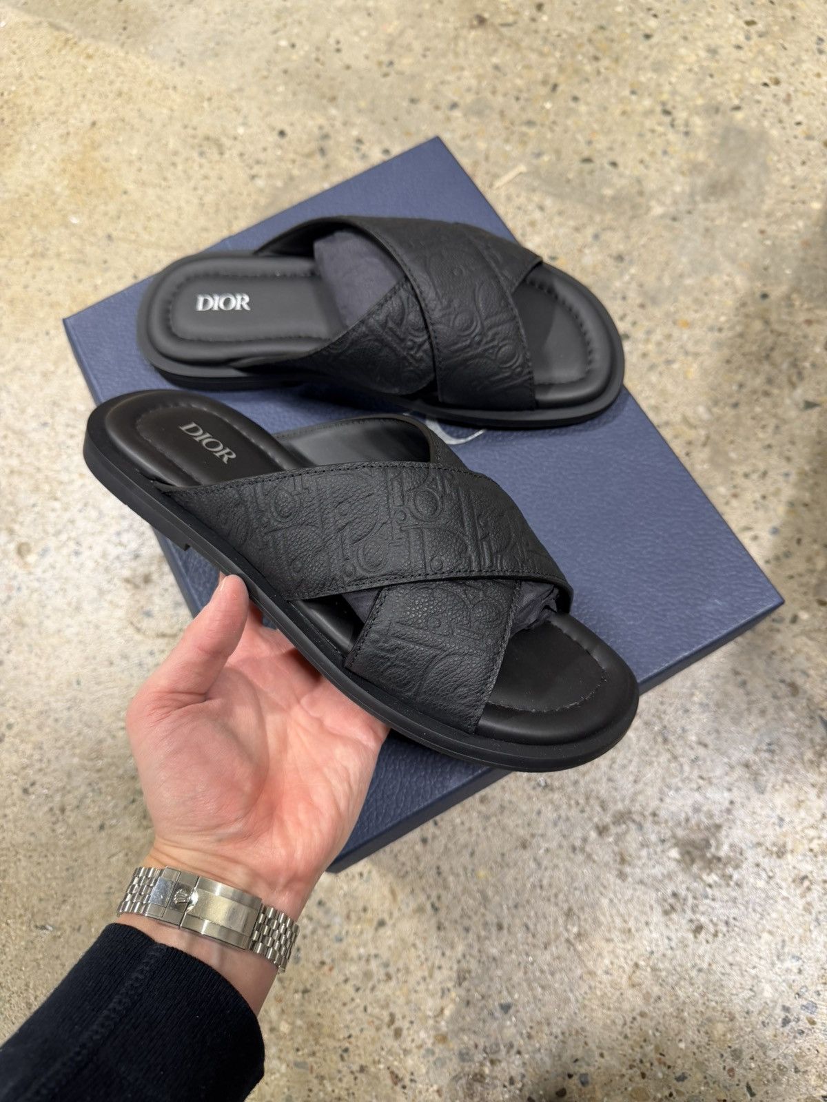 Dior Dior Gravity Leather Sandals NEW 1200$ Size US 7 / EU 40 - 1 Thumbnail
