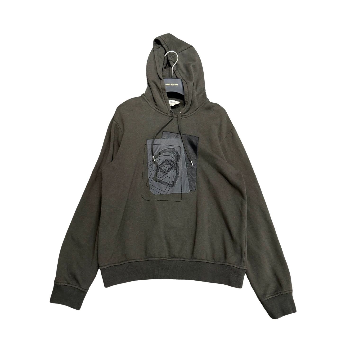 Hermes Hermes Leather Patch Stirrup Hoodie US S Size US S / EU 44-46 / 1 - 1 Thumbnail