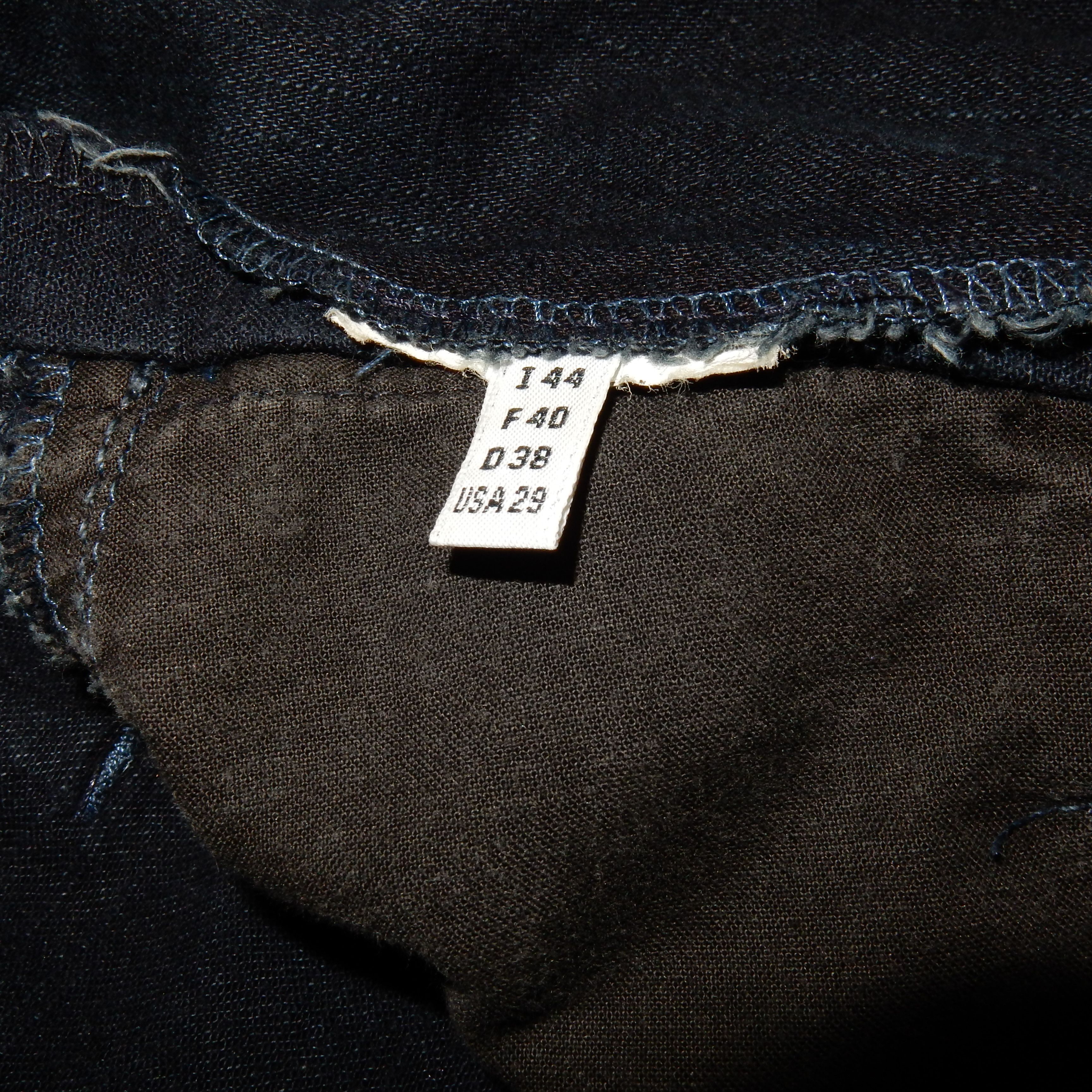 Marithe + Francois Girbaud × Vintage Marithe Francois Girbaud navy jeans maxi skirt - M Size 27" / US 4 / IT 40 - 9 Thumbnail