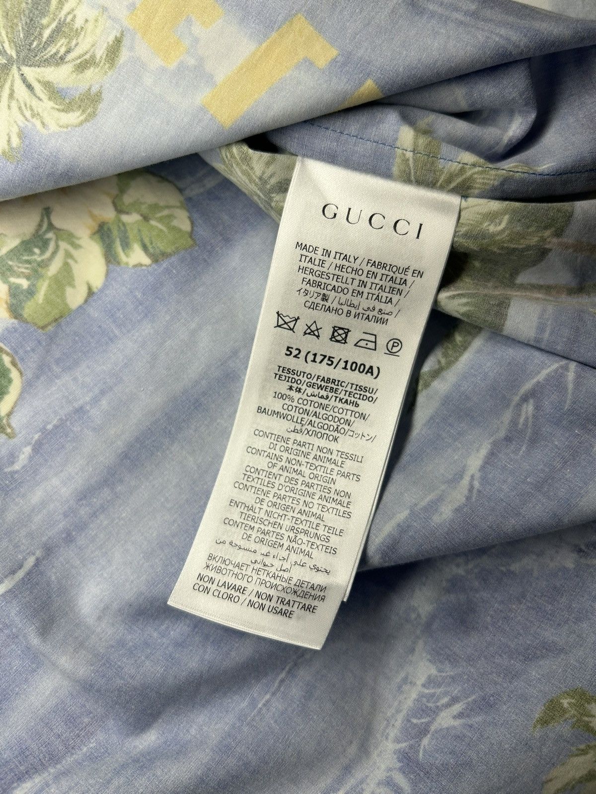 Gucci Gucci Floral Hawaii button shirt Size US XL / EU 56 / 4 - 6 Thumbnail