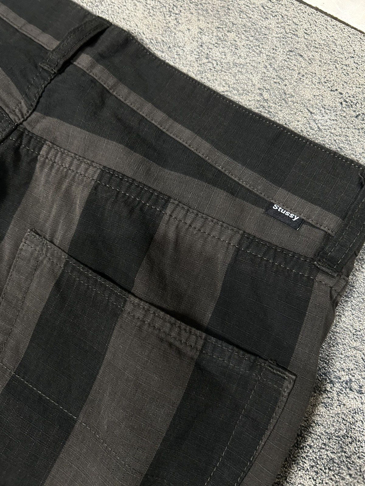 Stussy Stuusy ripstop Stripe Black & Brown Size US 32 / EU 48 - 9 Thumbnail
