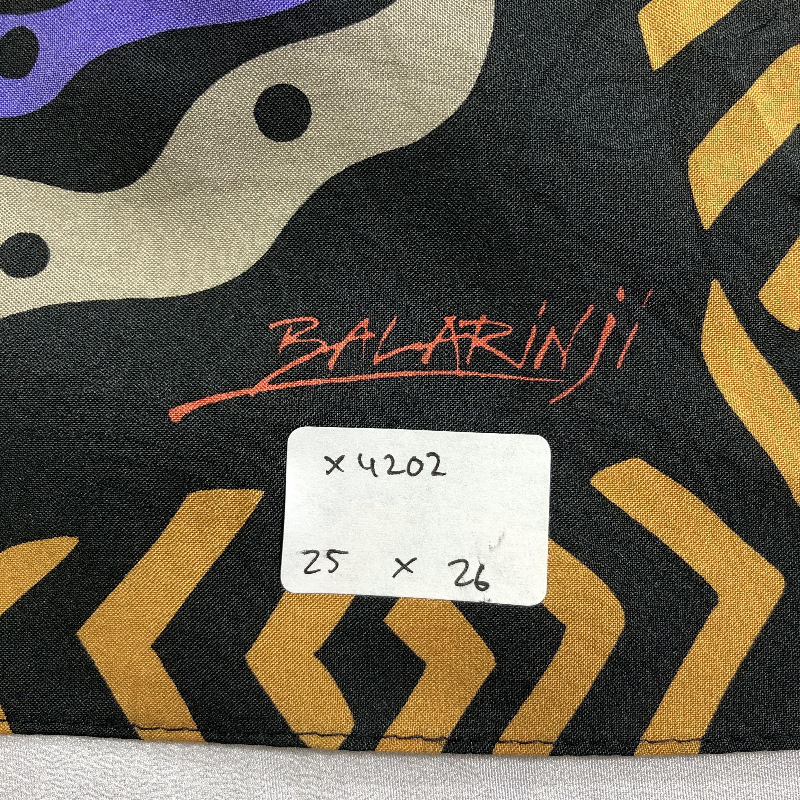 Vintage Vintage Balarinji Silk Scarf Size ONE SIZE - 5 Thumbnail
