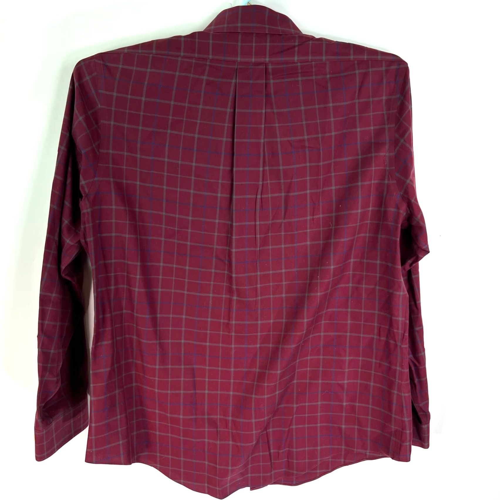 Brooks Brothers Brooks Brothers Regent Plaid Button-Down Shirt Mens L Maroon Long Sleeve Cotton Non-Iron Pockets Button-Up Casual Classic Size US L / EU 52-54 / 3 - 5 Thumbnail