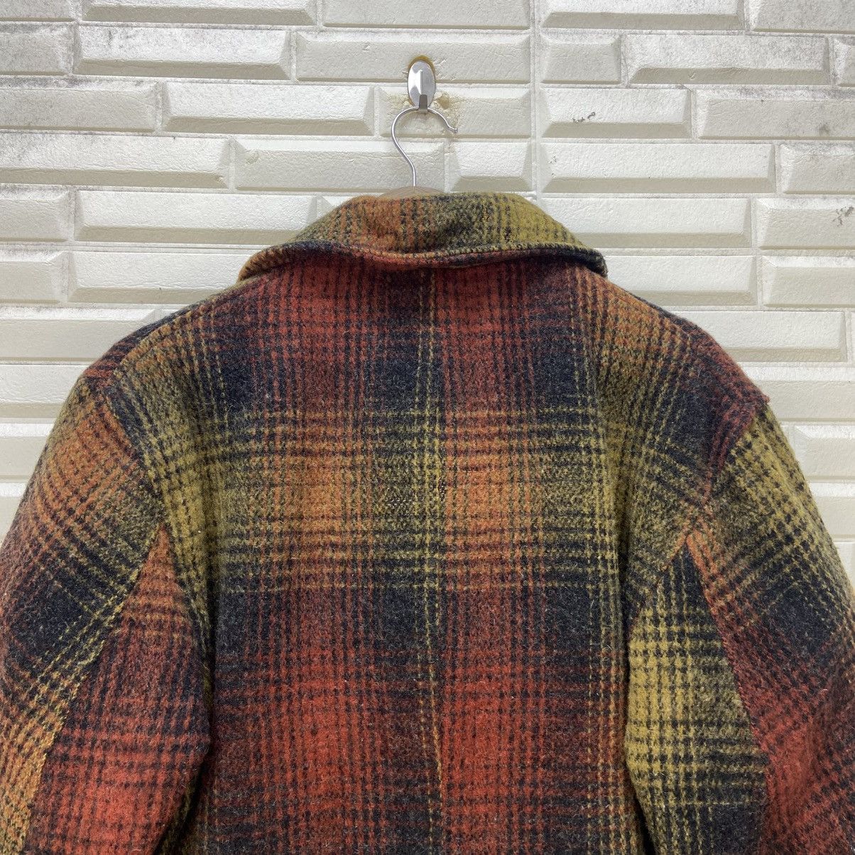 I. Spiewak And Sons I. Spiewak Golden Fleece Checkered Tartan Wool Pea Coat Size US M / EU 48-50 / 2 - 7 Thumbnail