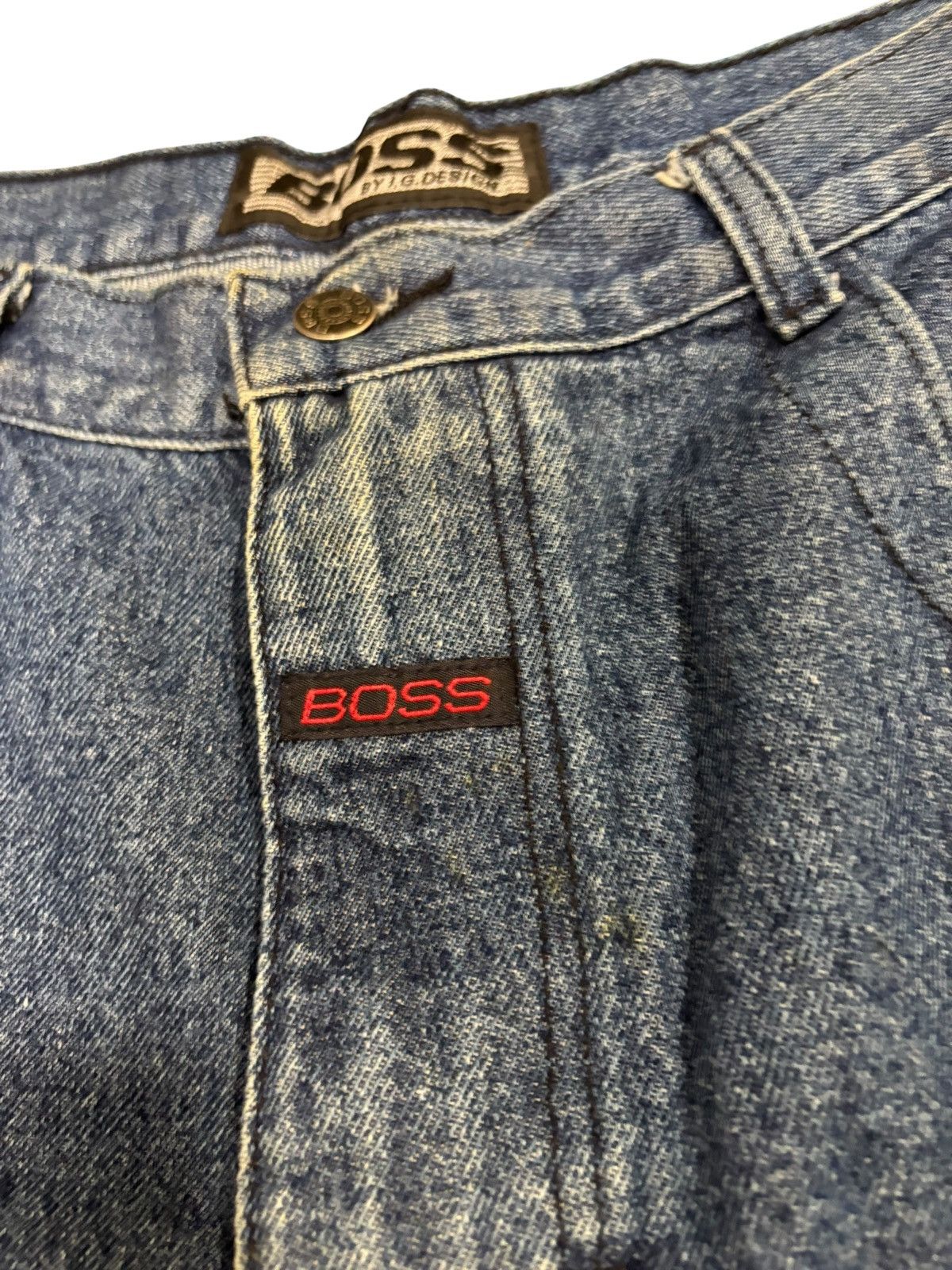 JNCO Vintage Baggy Shorts Men 36 Blue Boss Denim Jorts Wide Leg Size US 36 / EU 52 - 3 Thumbnail