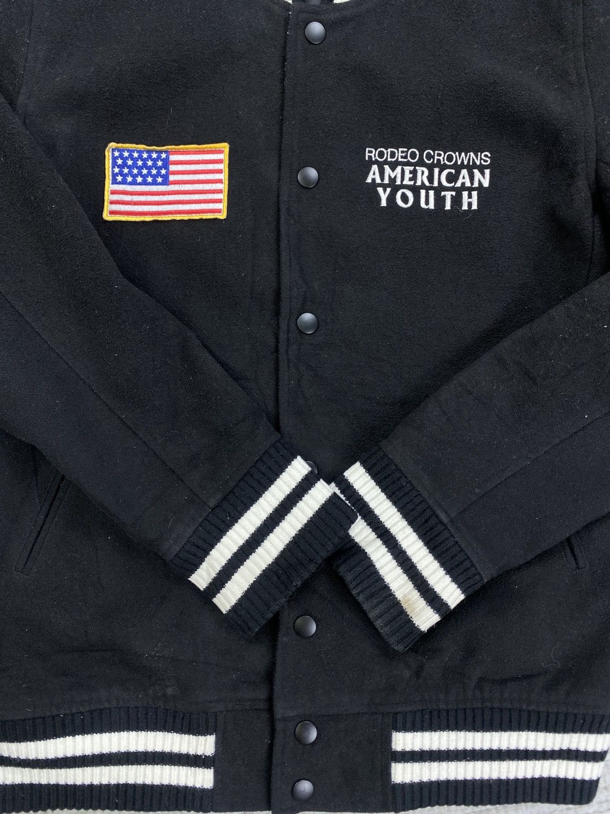 Disney × Japanese Brand × Vintage Vintage Rodeo Crowns American Youth x Disney Varsity Jacket Size US M / EU 48-50 / 2 - 6 Thumbnail