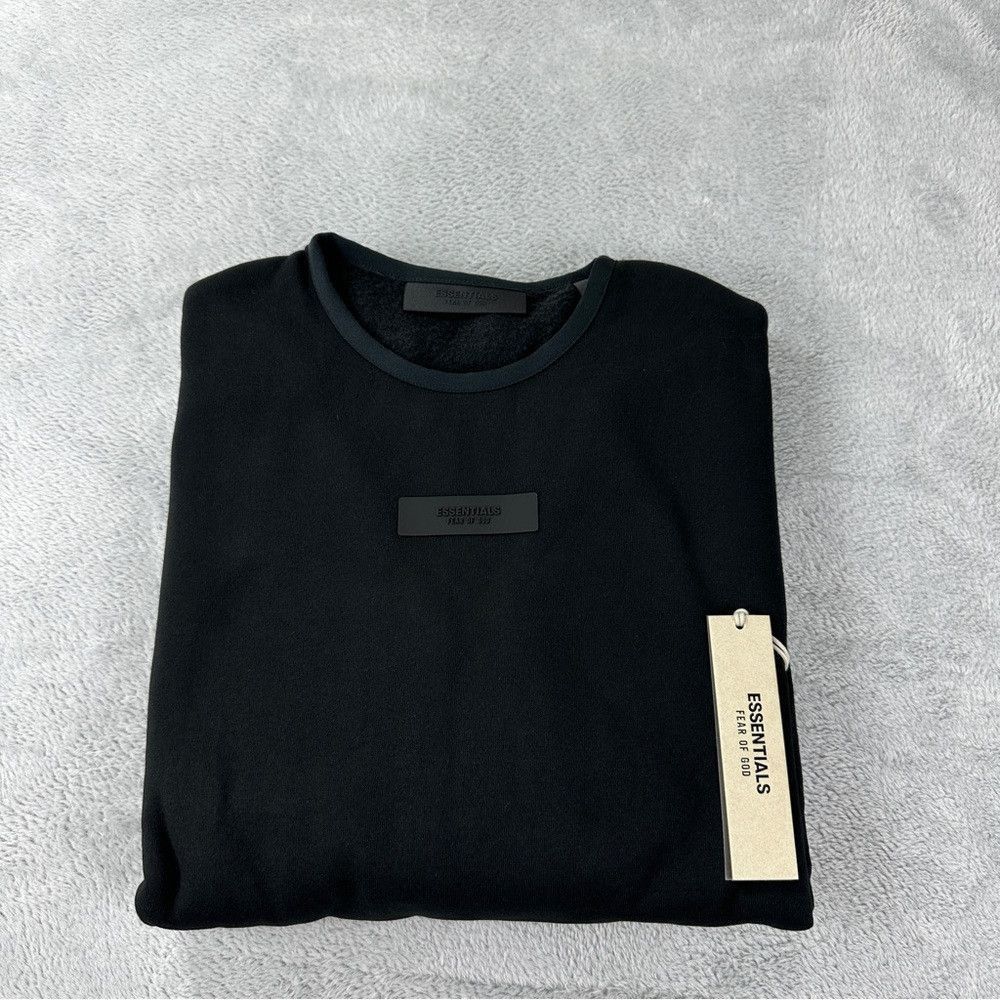 Essentials Essentials Men's Size Medium Fear of God Oversized Black Cr Size US M / EU 48-50 / 2 - 7 Thumbnail