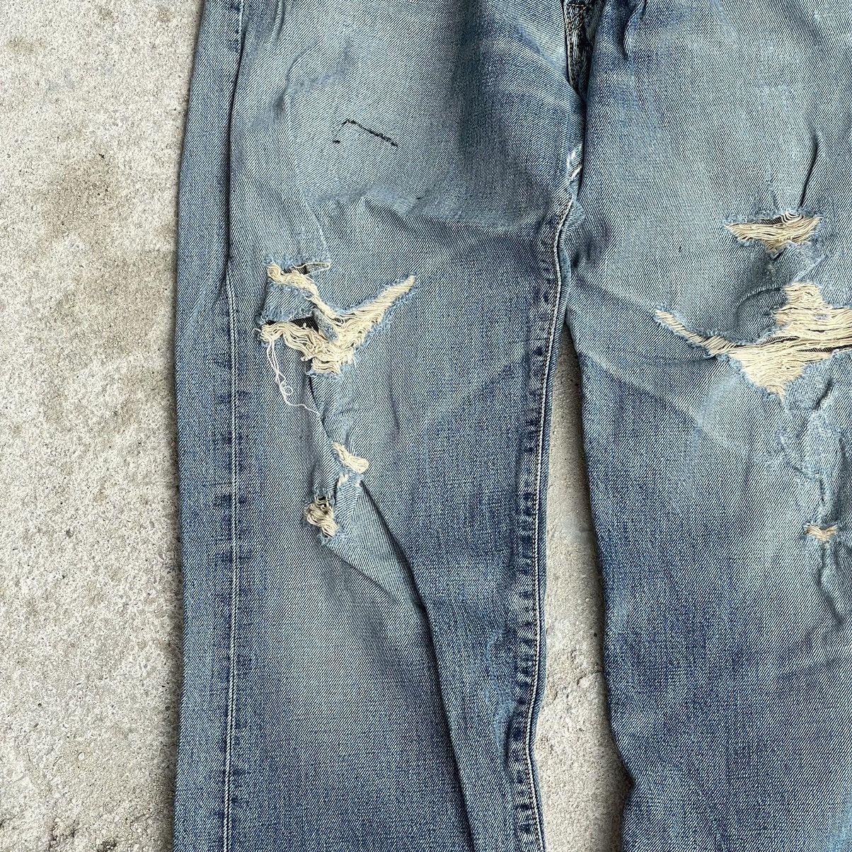 Edwin “DISTRESSED SELVEDGE EDWIN 505” DENIM Size US 31 - 3 Thumbnail