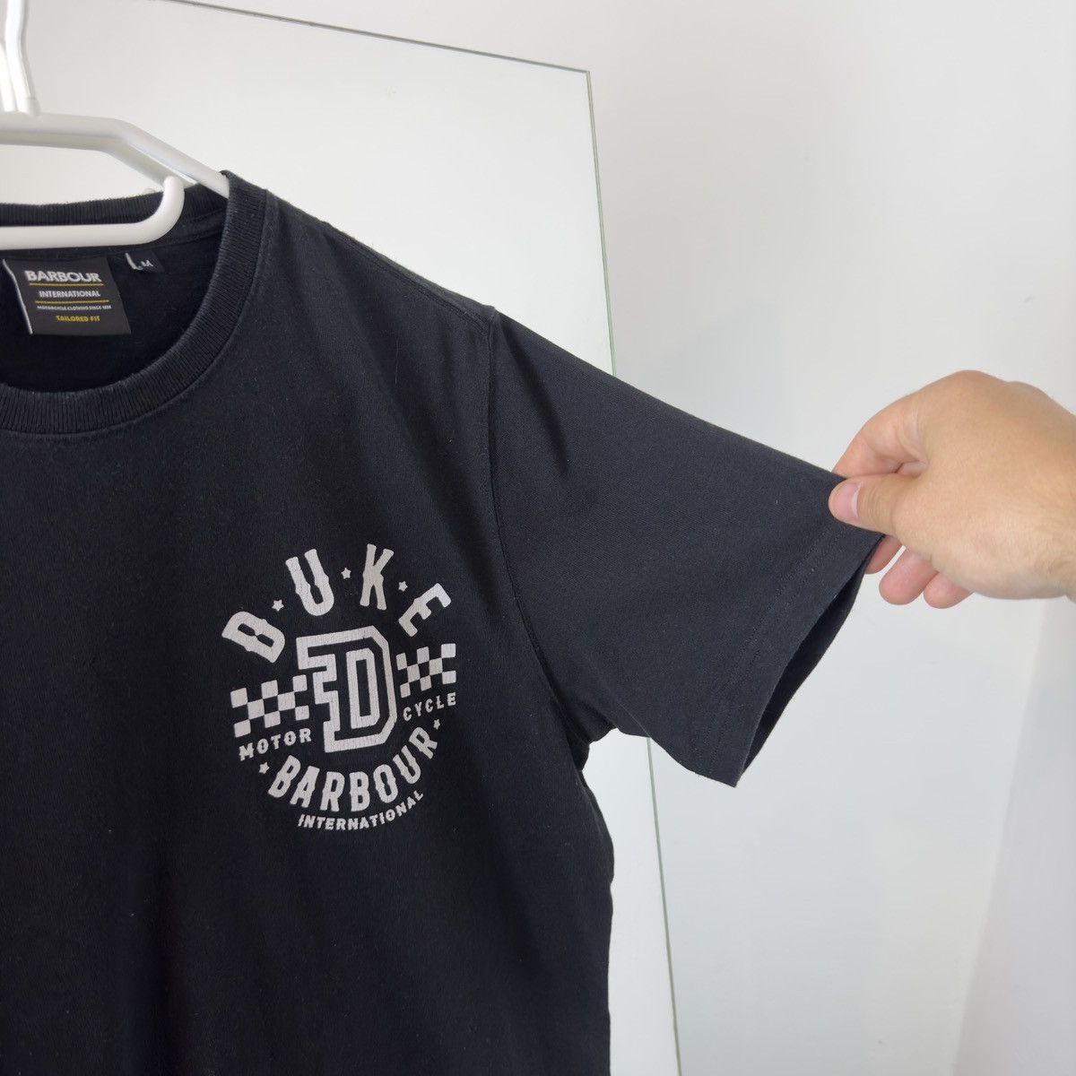 Barbour Vintage Barbour Duke Motor Cycle T-shirt Baggy Size US M / EU 48-50 / 2 - 5 Thumbnail