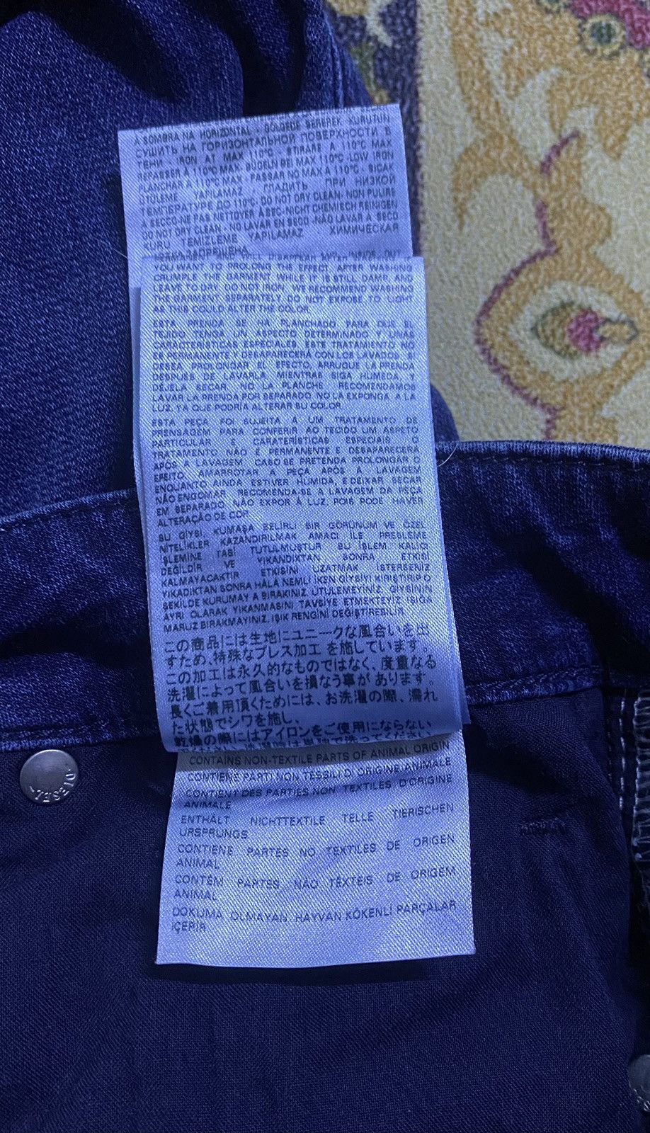 Diesel 🔥RARE🔥🔥DIESEL Slim Fit Distressed Denim Jeans Size US 27 - 17 Thumbnail