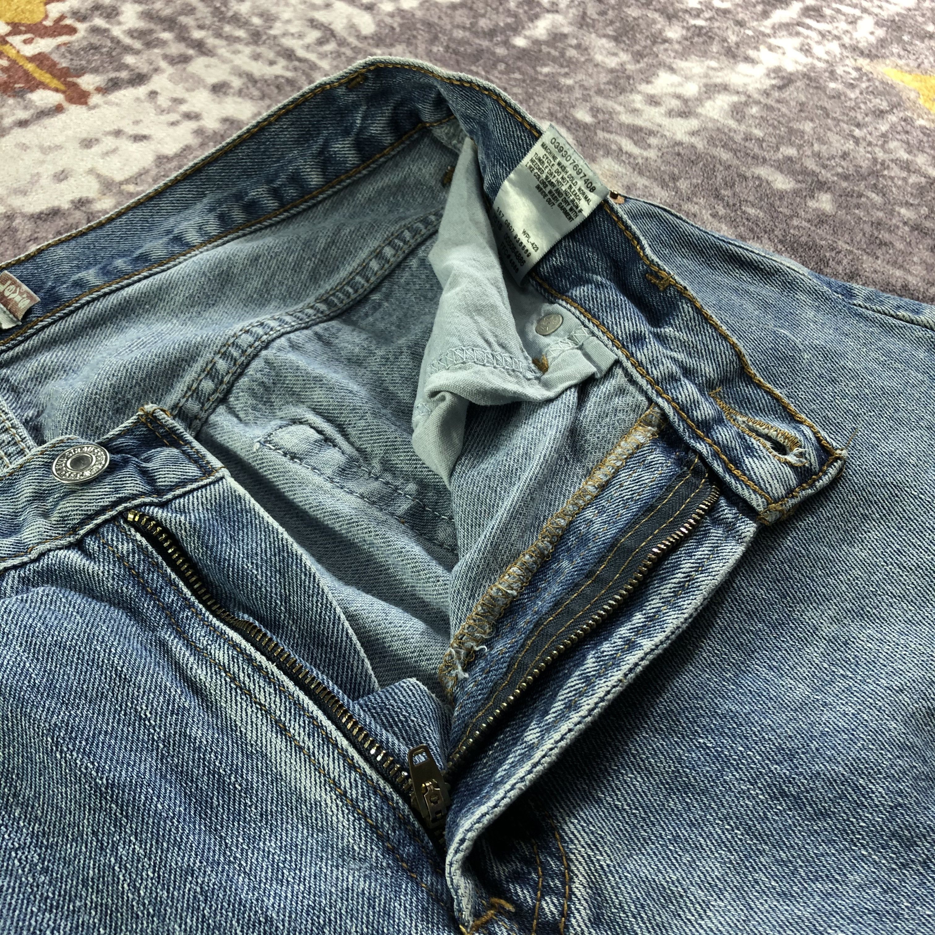 Levi's × Vintage Vintage Blue Wash Levis 505 Jeans-JM3459 Size 33" - 7 Thumbnail