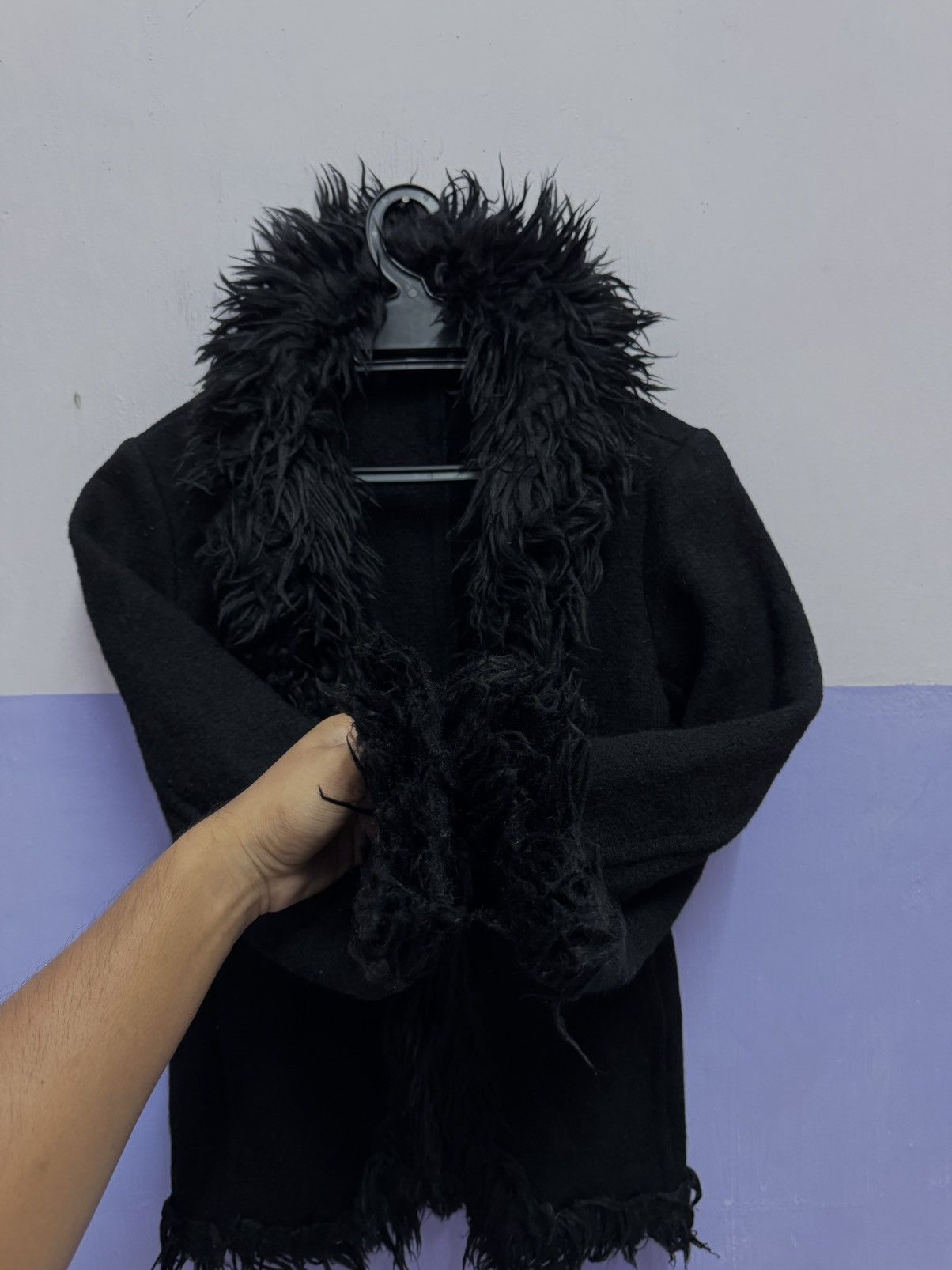 agnes b. Agnes b Paris Fur Jacket Size S / US 4 / IT 40 - 7 Thumbnail