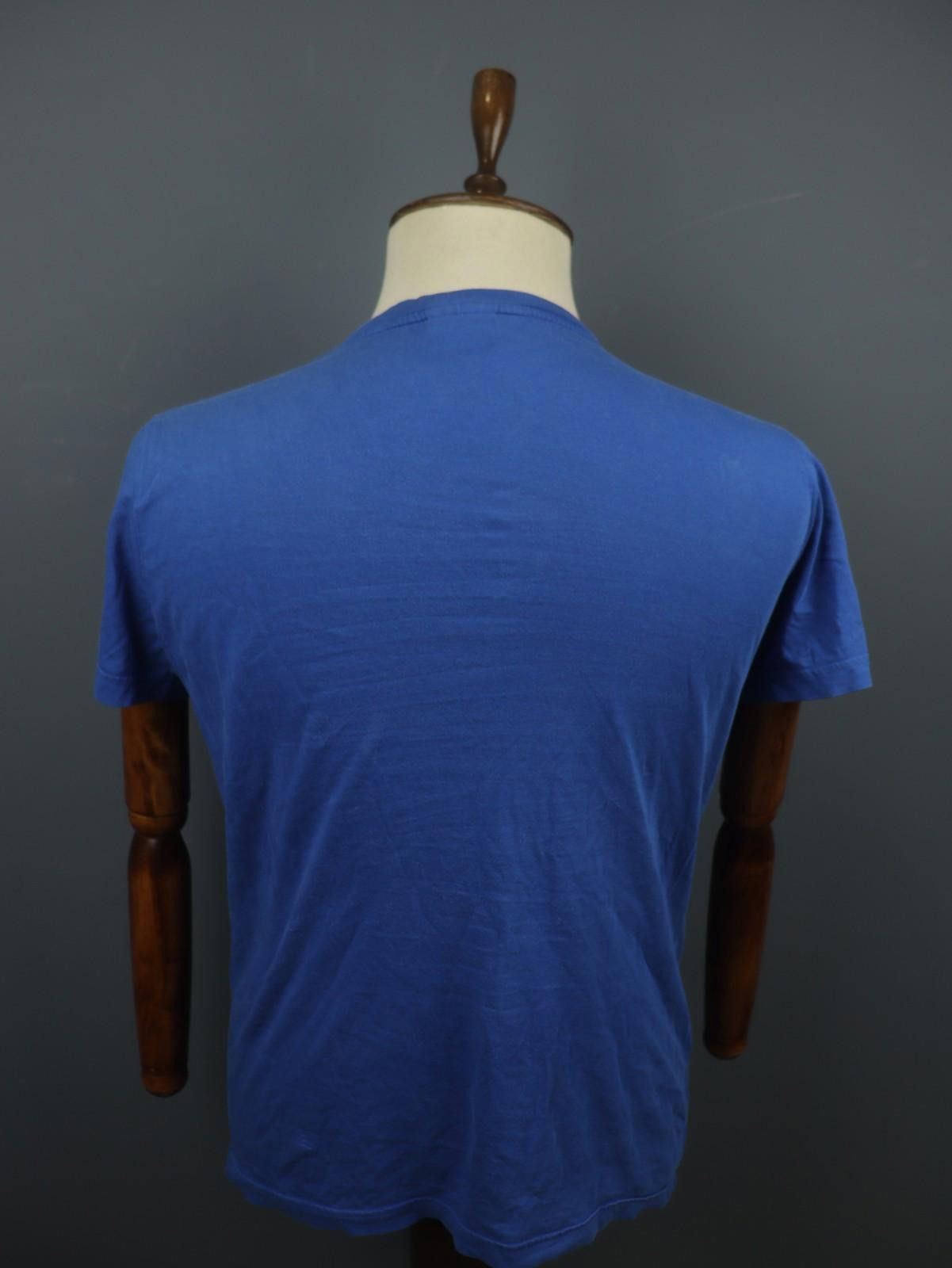 Lacoste Lacoste Blue Graphic Logo Cotton Crew Neck T-Shirt Size 4 Size US M / EU 48-50 / 2 - 7 Thumbnail