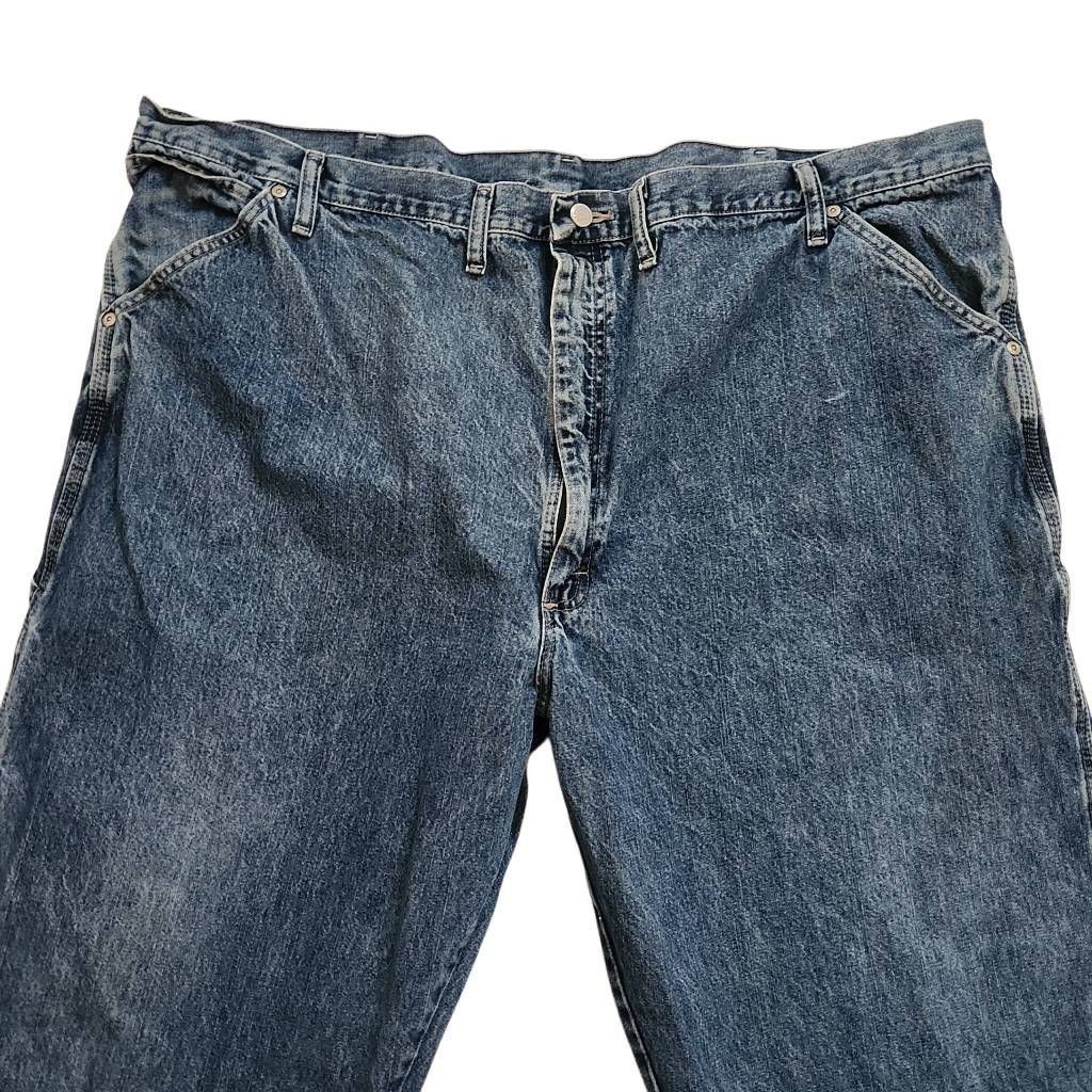 Wrangler Wrangler Mens Size 48x30 Blue Carpenter Jeans Size US 32 / EU 48 - 4 Thumbnail