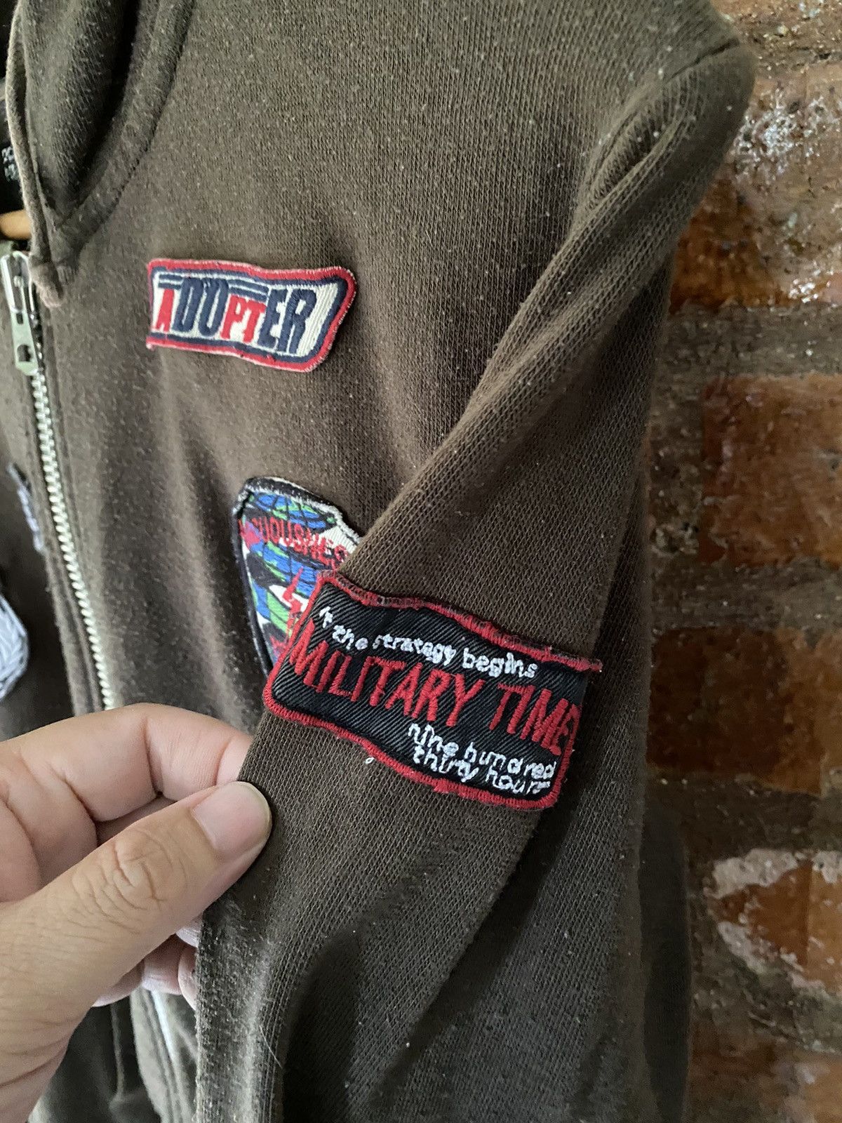 PPFM 2000s PPFM patch Mechanic punk hoodie Size US M / EU 48-50 / 2 - 10 Thumbnail