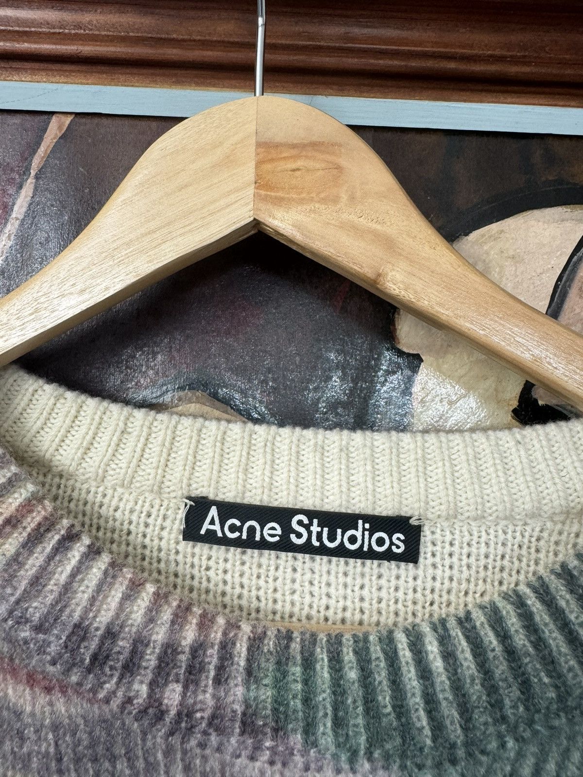 Acne Studios × Designer Acne Studios Munich Separation Sweater Knit Art Multicolor Size US M / EU 48-50 / 2 - 6 Thumbnail