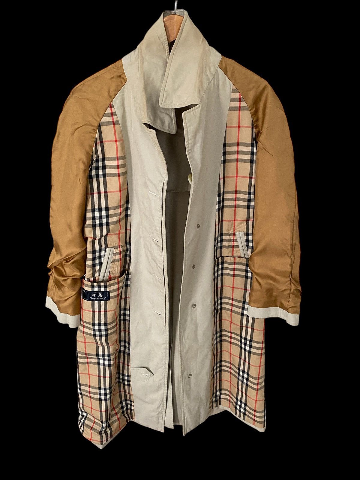 Burberry VINTAGE BURBERRY TRENCH COAT Size US L / EU 52-54 / 3 - 3 Thumbnail