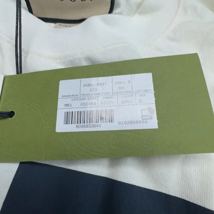 Gucci Gucci Gucci Men’s White Graphic Short Sleeve T-Shirt -2506 Size US S / EU 44-46 / 1 - 2 Thumbnail