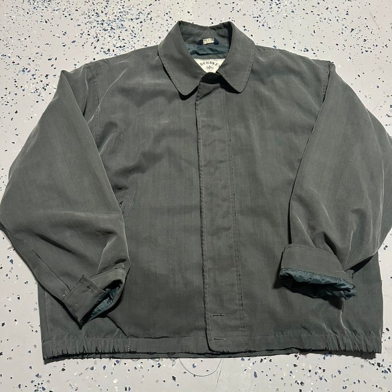 Nike Vintage 90s Aberden Green Zip Up Buttoned Sweater Size US L / EU 52-54 / 3 - 3 Thumbnail