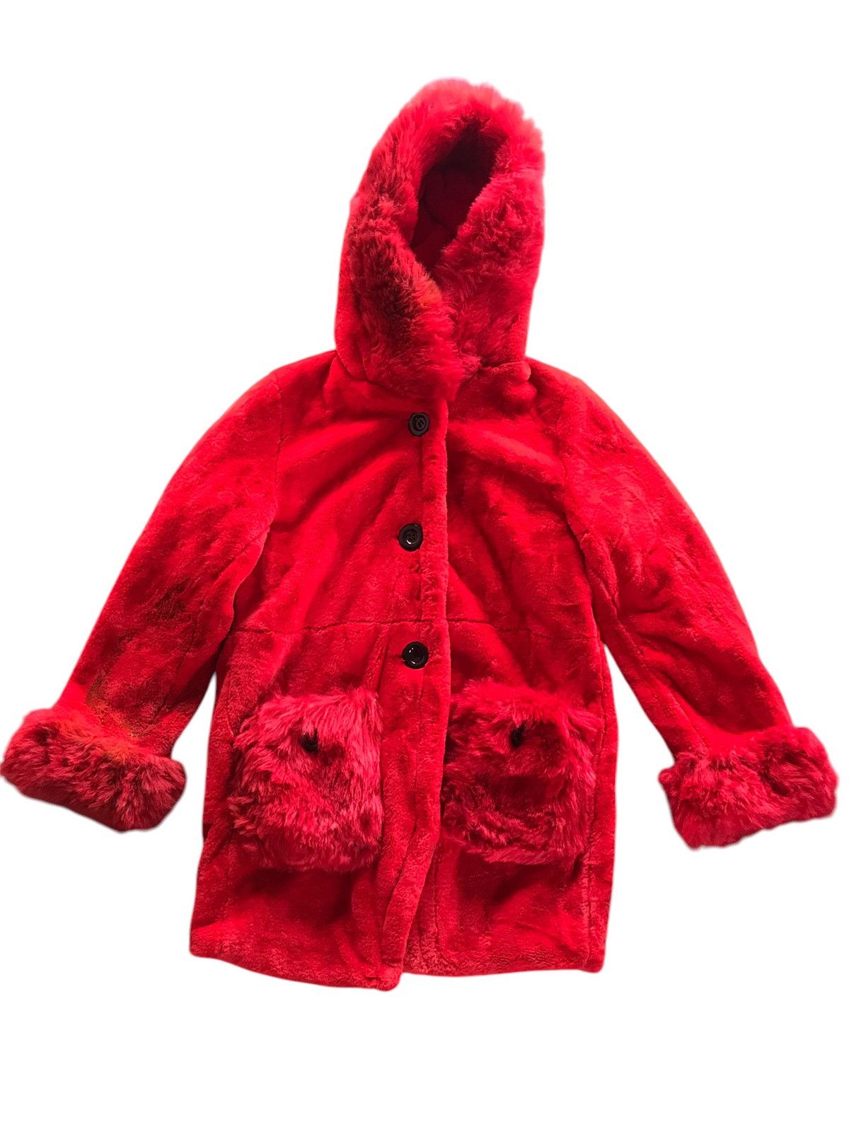 Beauty Beast × Japanese Brand L& L aifenex Faux Fur Jacket Red Color Fur Jacket Size M / US 6-8 / IT 42-44 - 7 Thumbnail