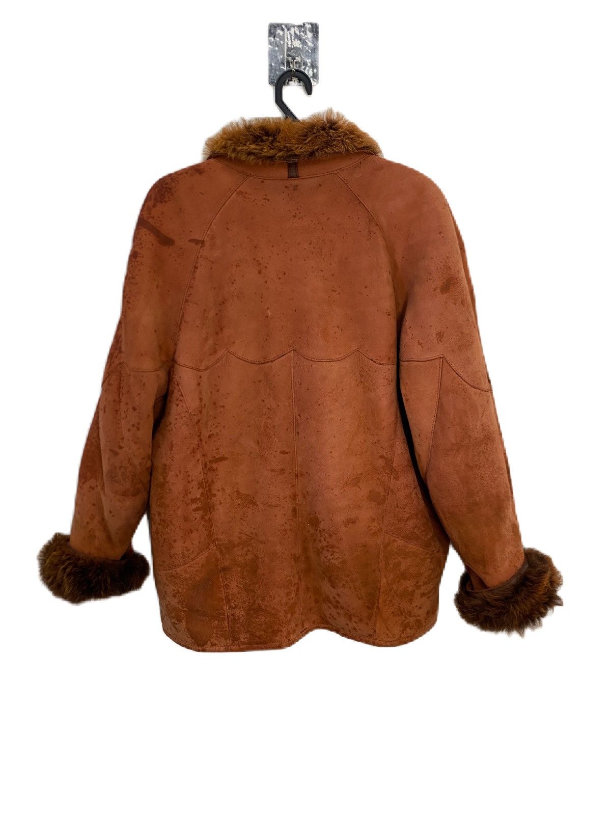 Other RED COMFORT SHEEPSKIN COAT DOUBLE POCKET FUR JACKET Size L / US 10 / IT 46 - 3 Thumbnail