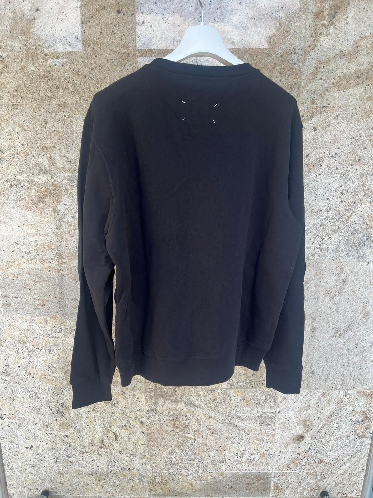 Maison Margiela Box Logo Crewneck Sweater in Black Size US L / EU 52-54 / 3 - 13 Thumbnail