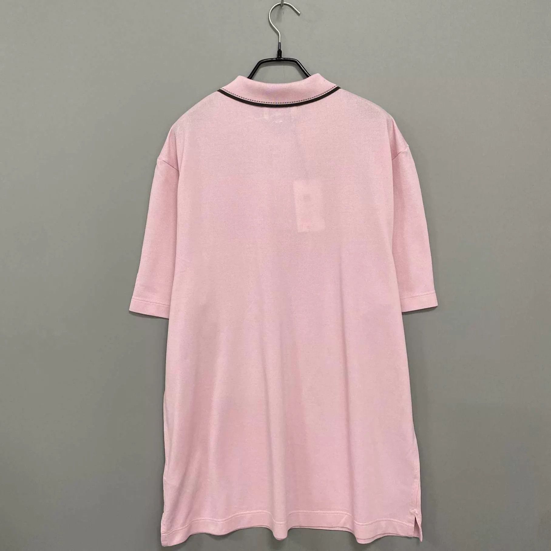 Hermes HERMES Pink H-Embroidered Pocket Polo Shirt XL Size US XL / EU 56 / 4 - 3 Thumbnail
