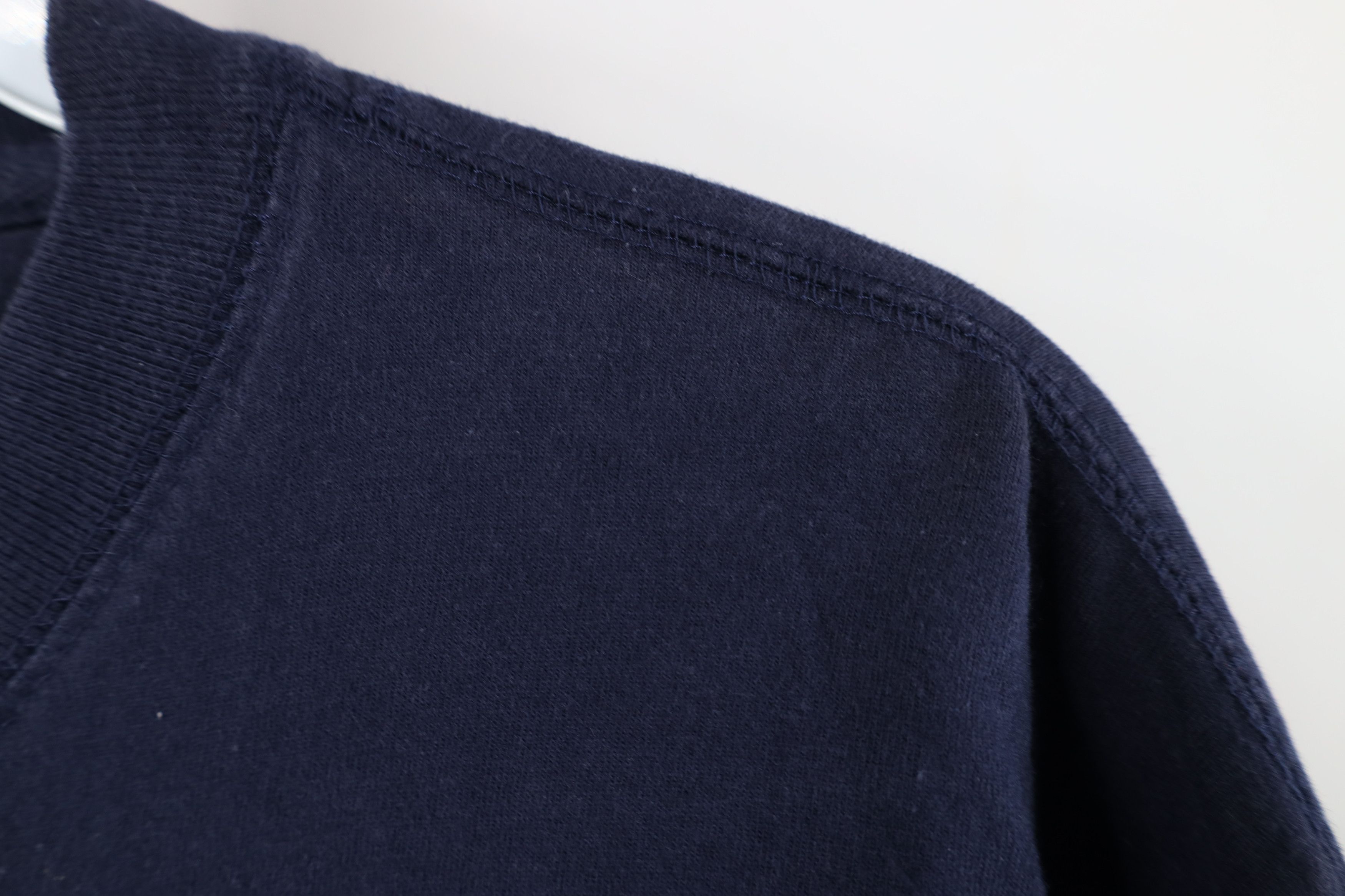 Vintage Vintage 90s Streetwear Blank Long Sleeve Henley T-Shirt Blue Size US M / EU 48-50 / 2 - 6 Thumbnail