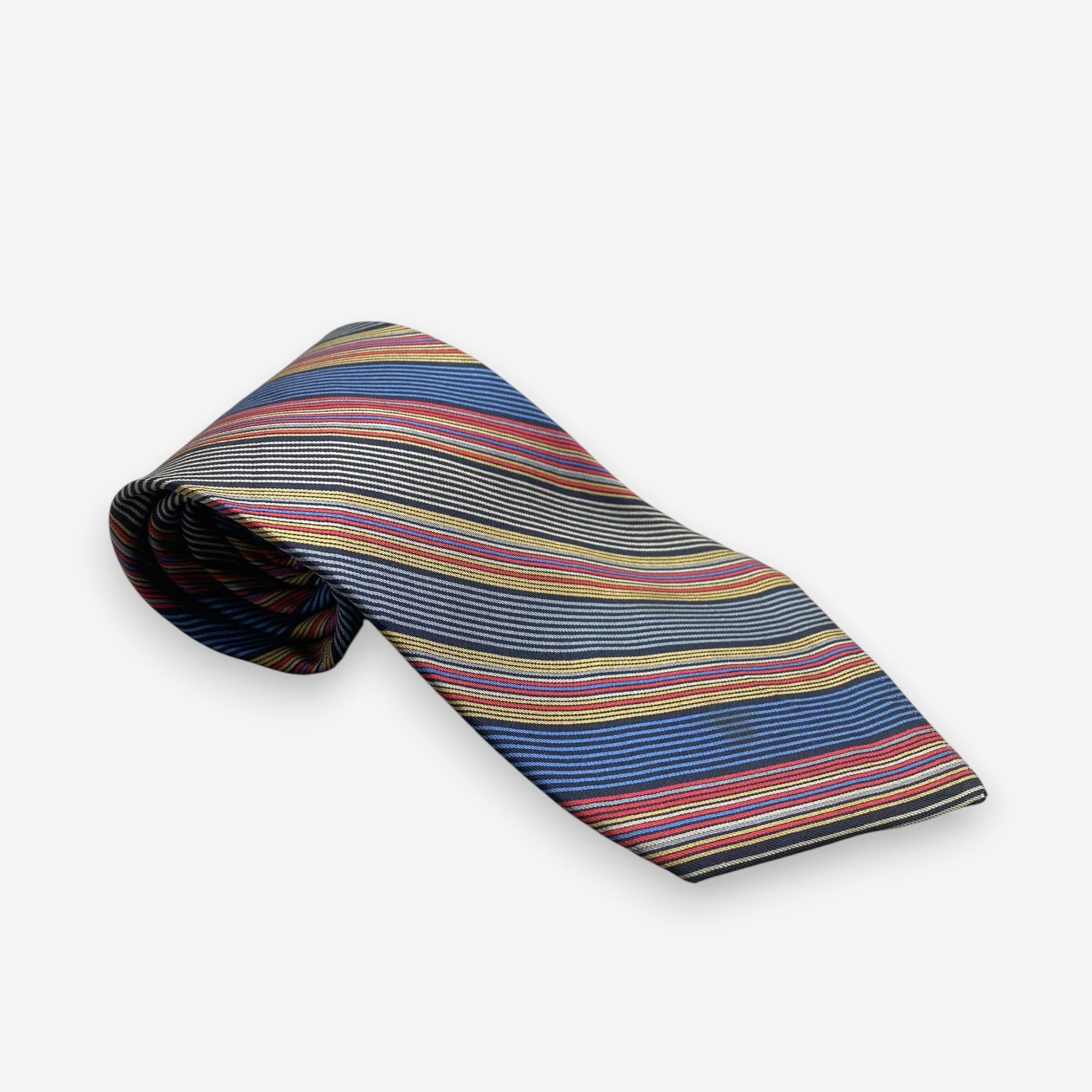 Japanese Brand Vintage Yves Saint Laurent SILK Necktie Cravate Pure Silk Size ONE SIZE - 1 Thumbnail