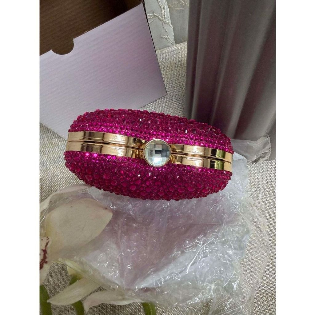 Other RAMLA Heart Shaped Clutch Purse Jeweled Purses Size ONE SIZE - 6 Thumbnail