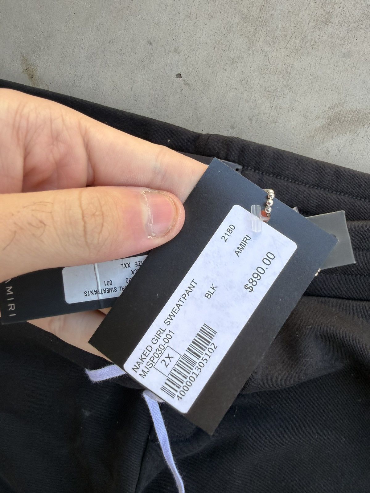 Amiri Amiri Naked Girl Sweatpants – Black (Size XXL) New With Tags Size US 38 / EU 54 - 4 Thumbnail