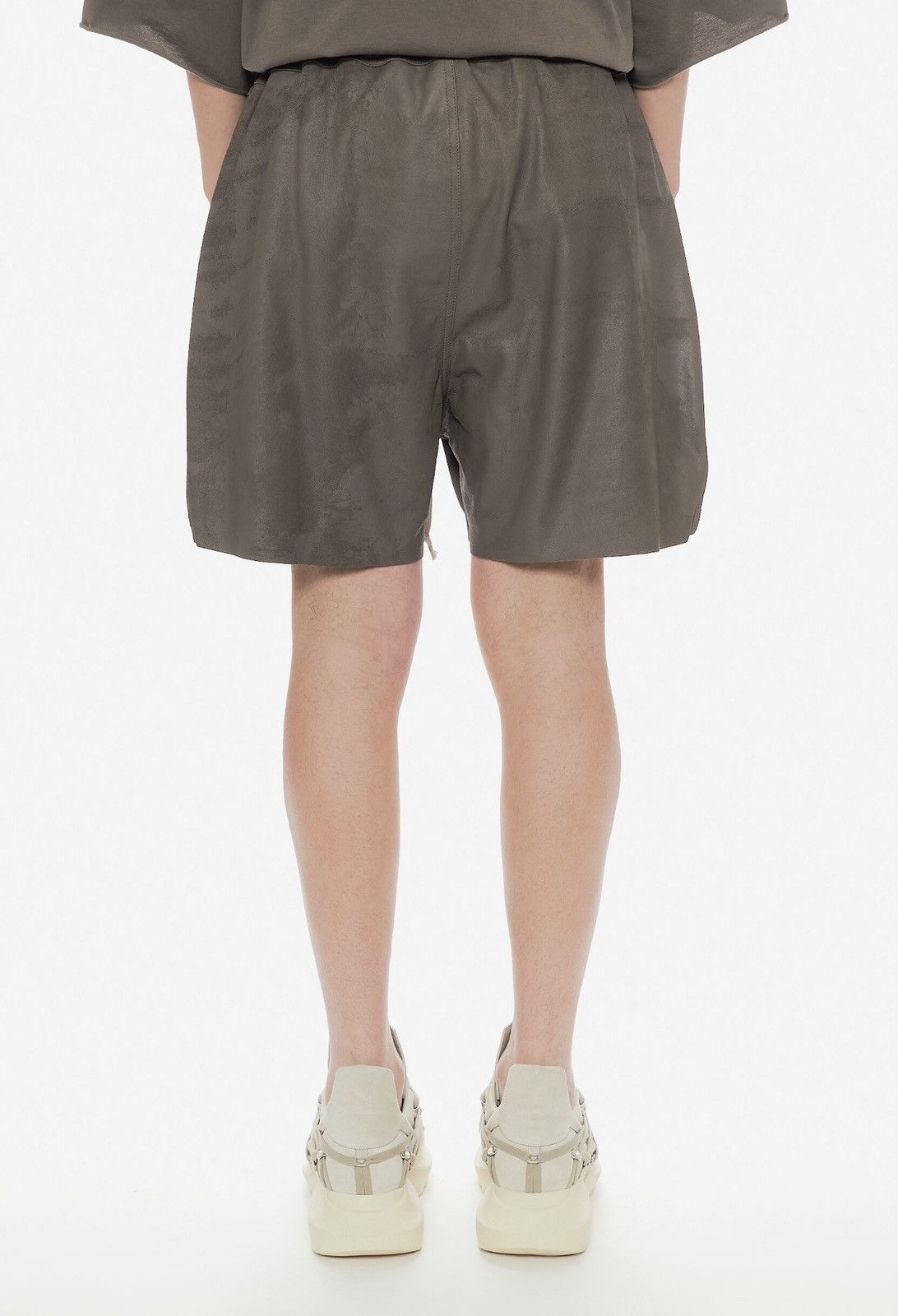 Rick Owens Last Rick Owens Drawstring Leather Boxer Shorts Size US 36 / EU 52 - 2 Thumbnail