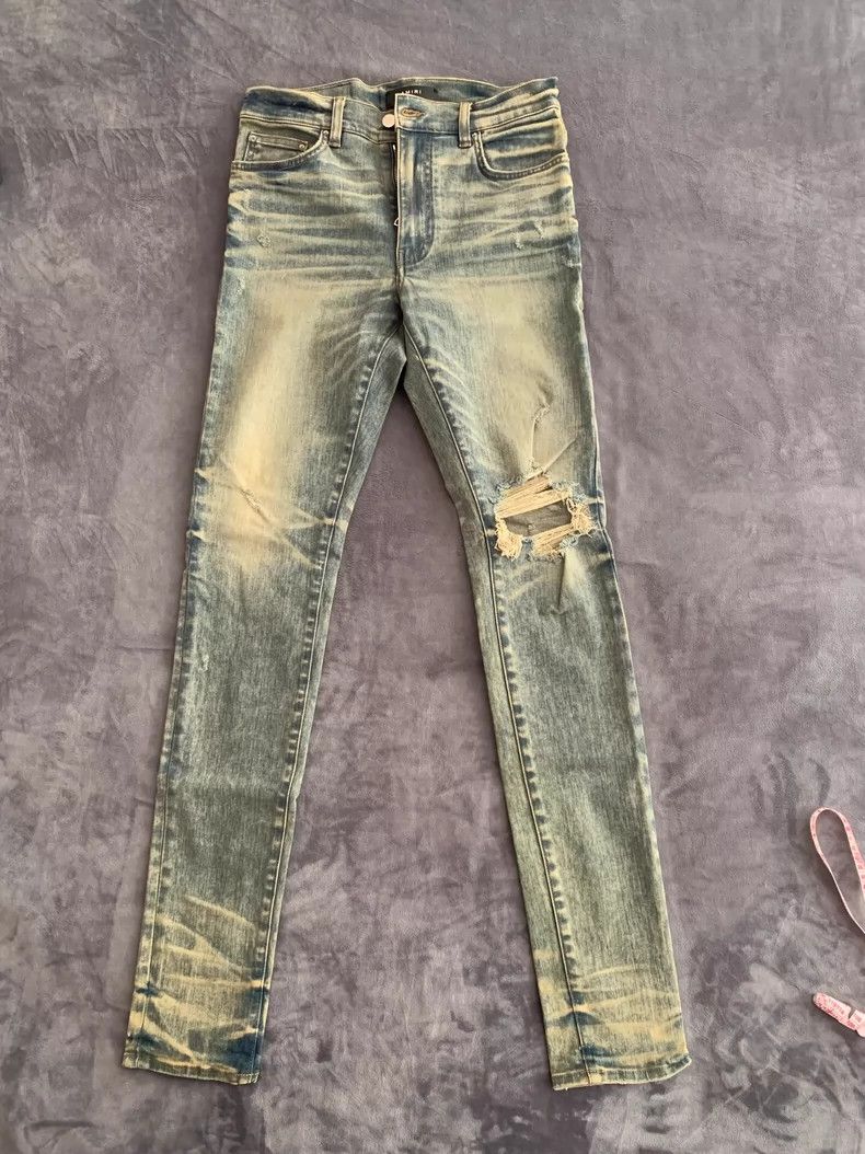 Amiri Amiri Washed to destroy jeans 2502-Nextarrow Size US 31 - 1 Thumbnail