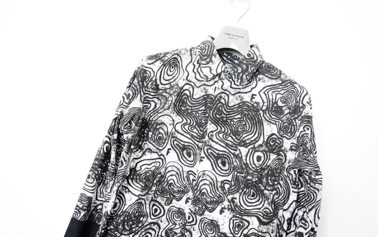 Comme des Garcons Comme des Garçons Swirl Panel Sleeve Shirt Size US M / EU 48-50 / 2 - 4 Thumbnail
