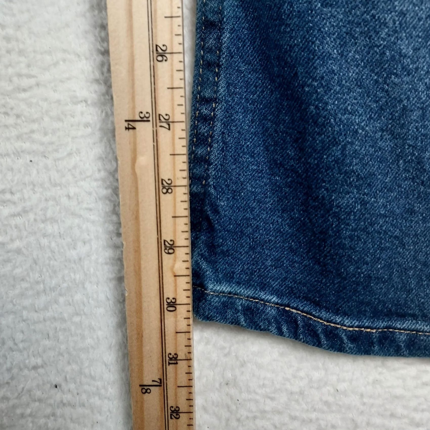 Wrangler Wrangler Five Star Relaxed Fit Jeans Mens 46x30 Stretch Denim NWT Blue 5-Pocket Logo Straight Jeans Mens LGE40 Size US 30 / EU 46 - 7 Thumbnail