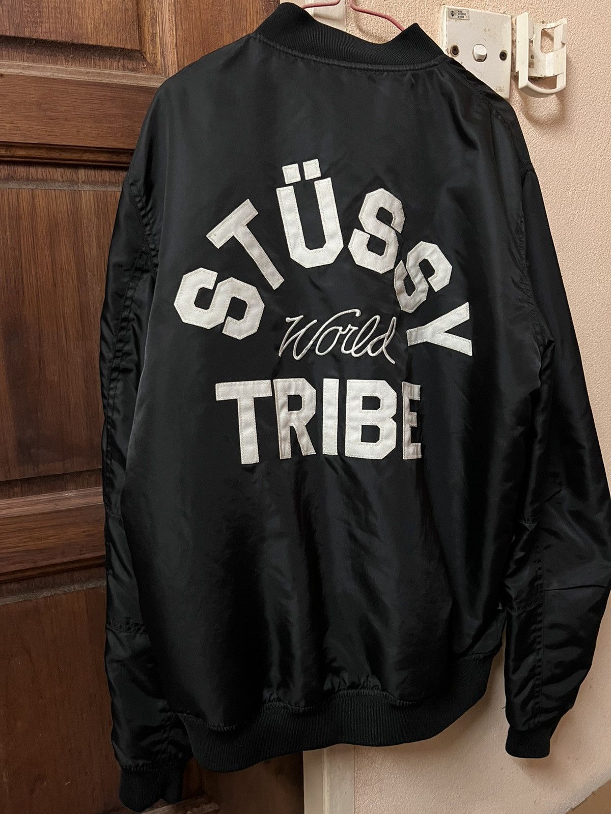 Stussy Stussy world tribe bomber jacket Size US M / EU 48-50 / 2 - 2 Thumbnail